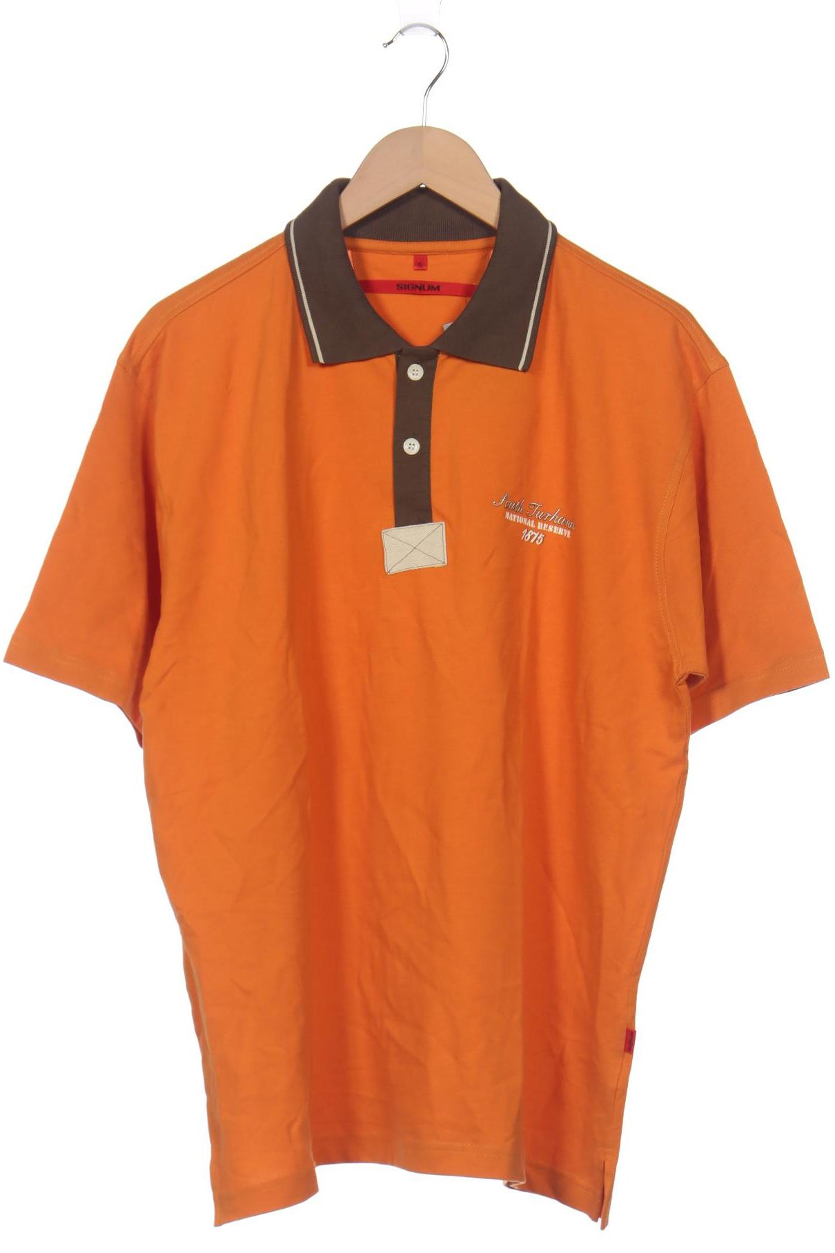 

SIGNUM Herren Poloshirt, orange