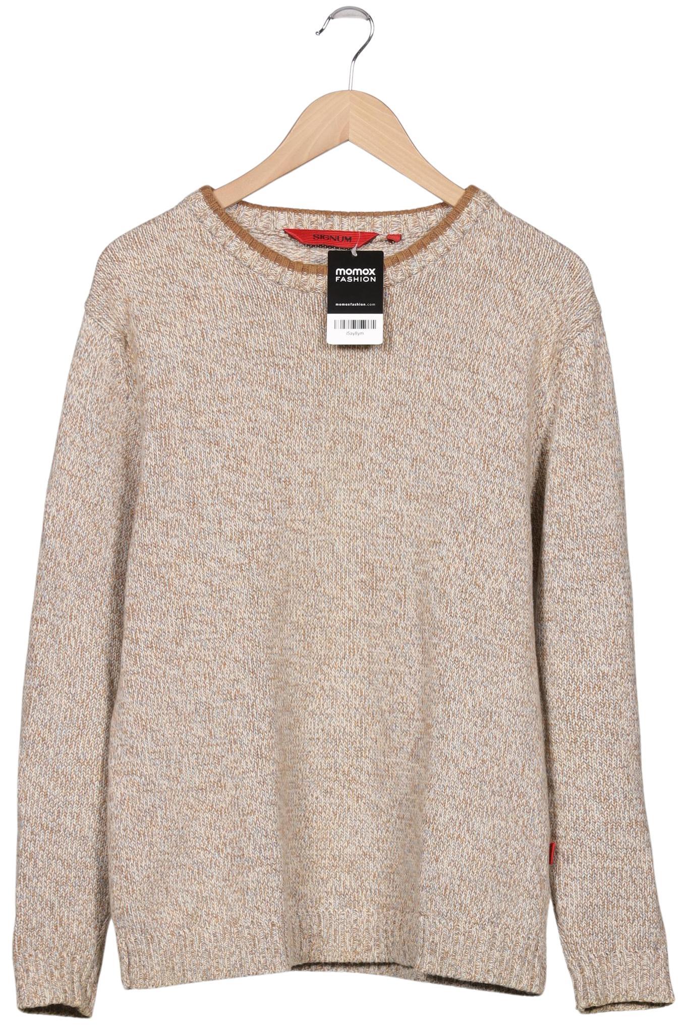 

Signum Herren Pullover, beige, Gr. 48