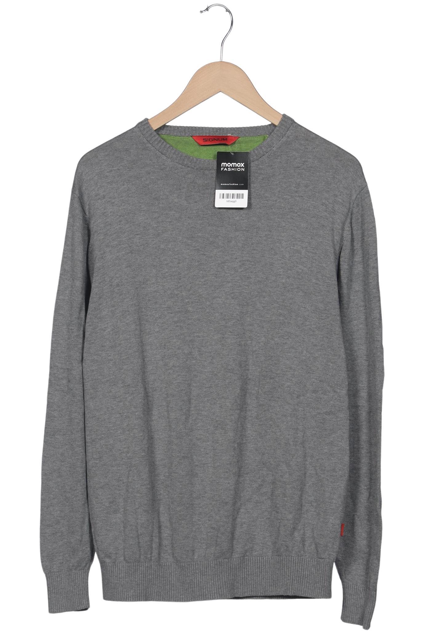 

Signum Herren Pullover, grau, Gr. 48