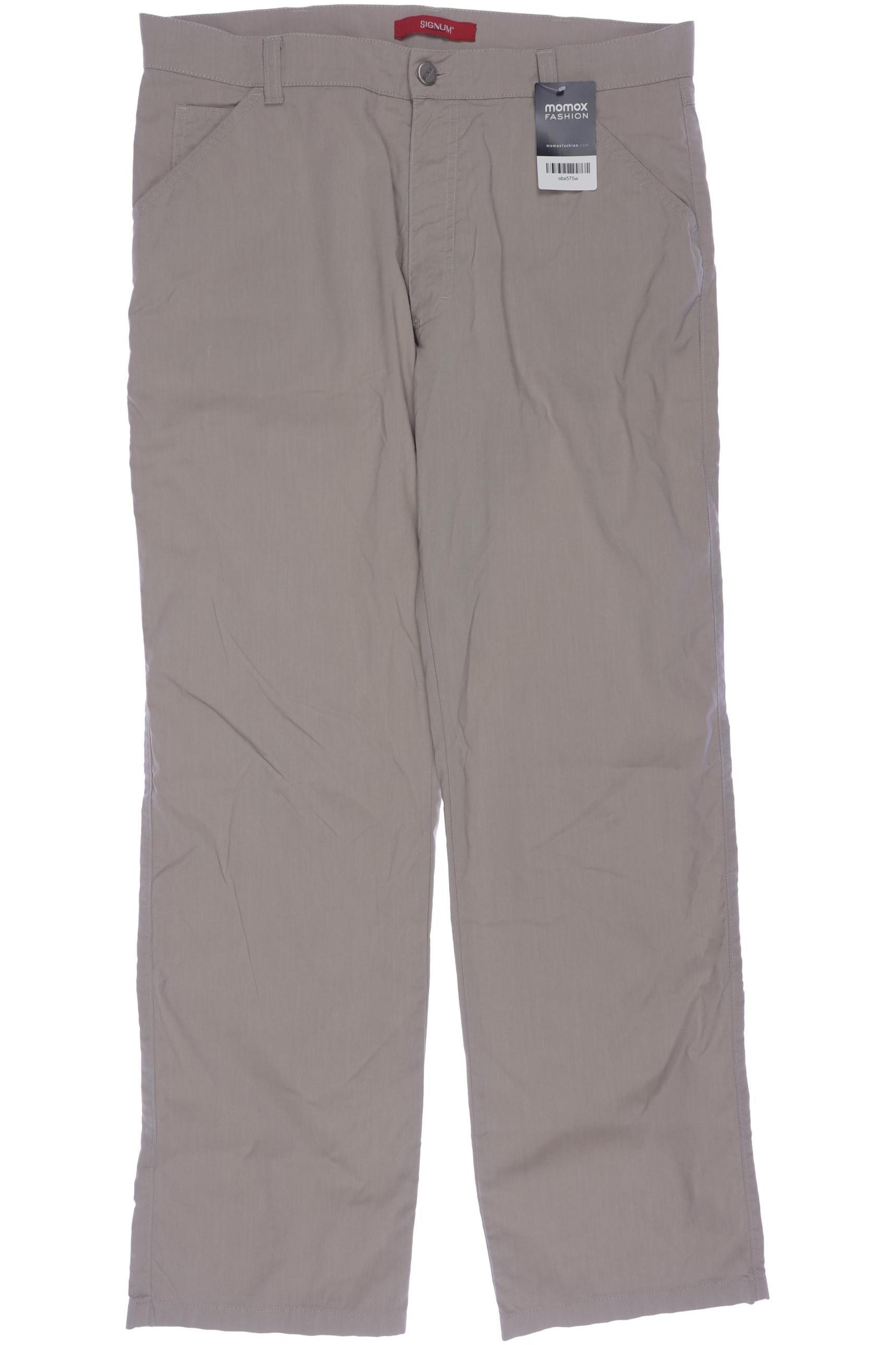 

Signum Herren Stoffhose, braun, Gr. 52