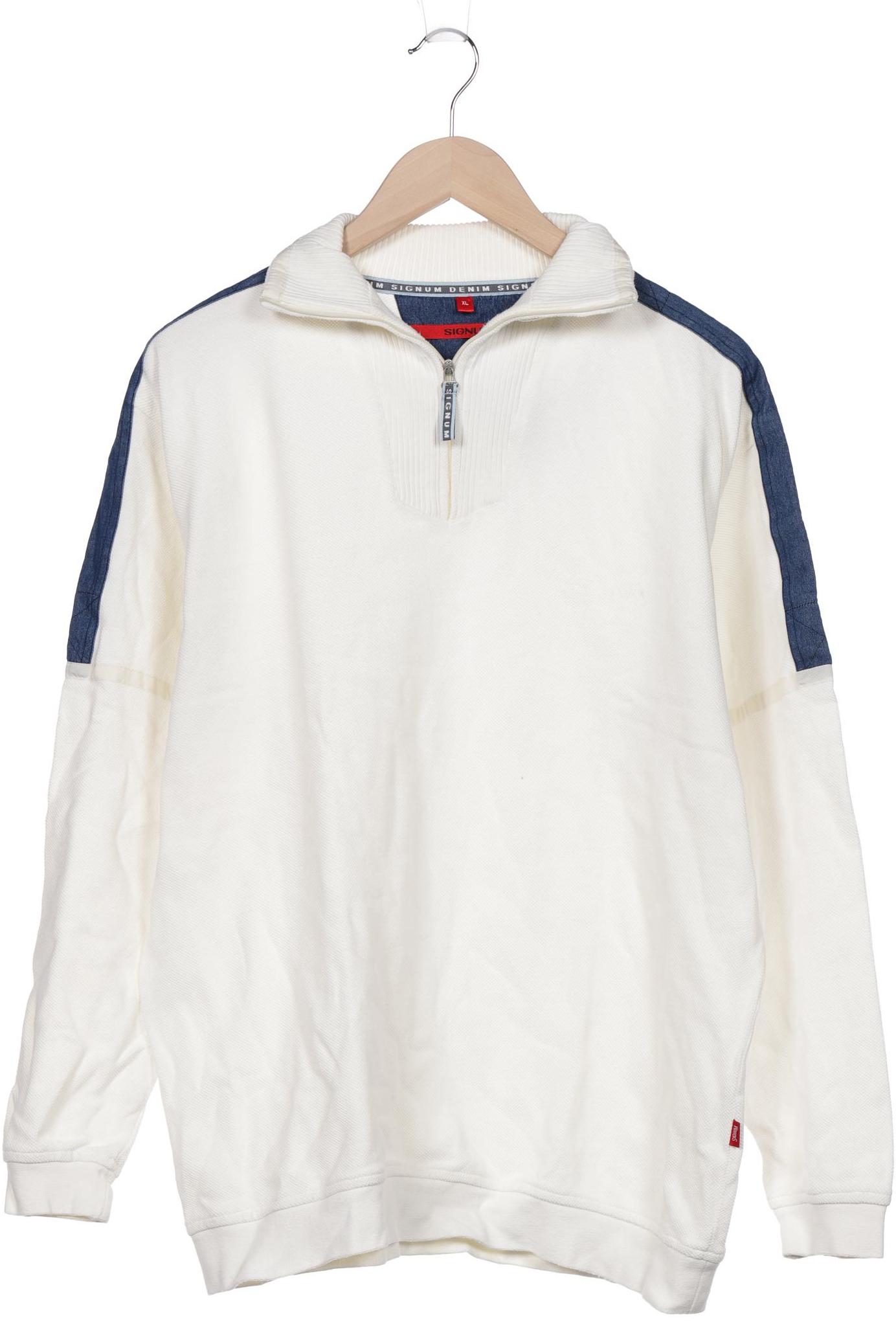 

Signum Herren Sweatshirt, weiß, Gr. 54