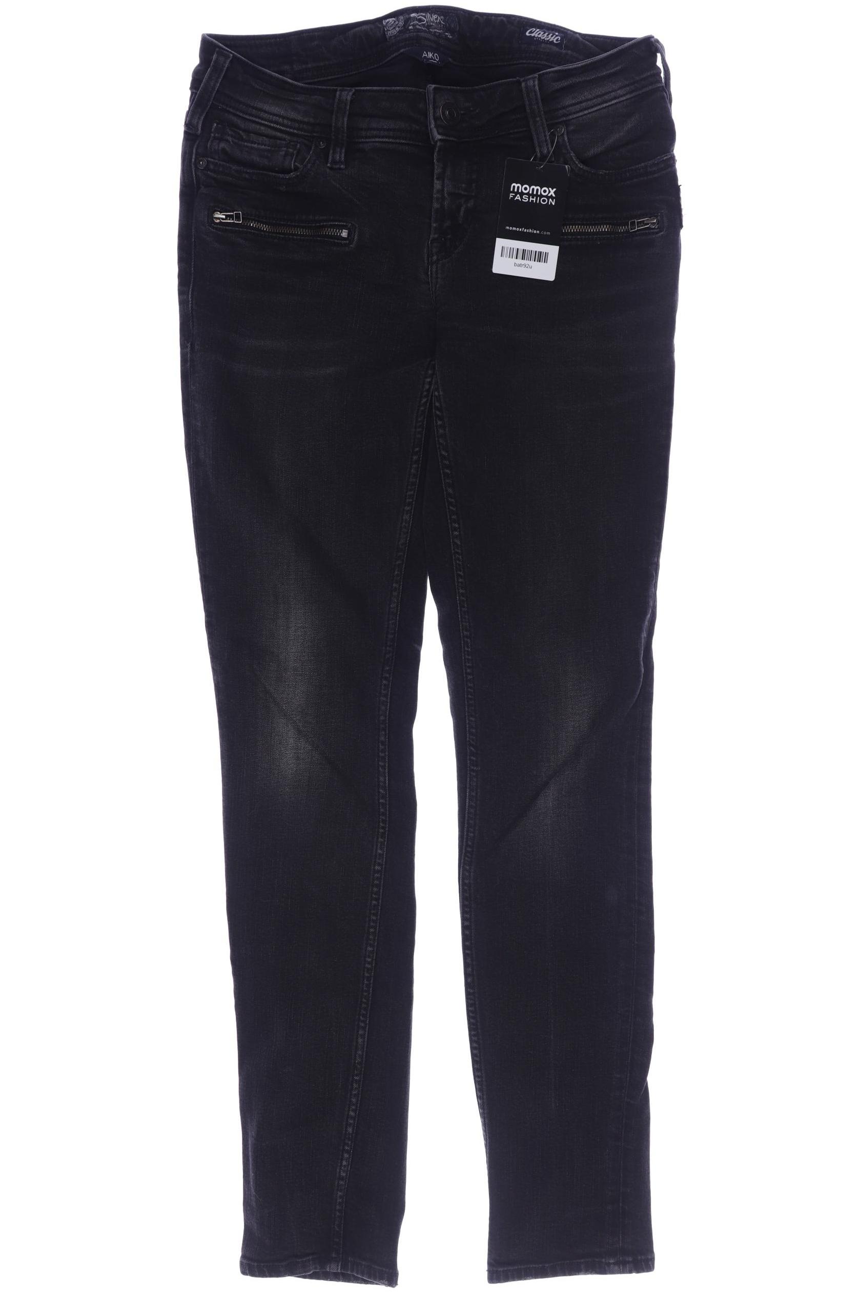 

Silver Jeans Damen Jeans, schwarz, Gr. 28