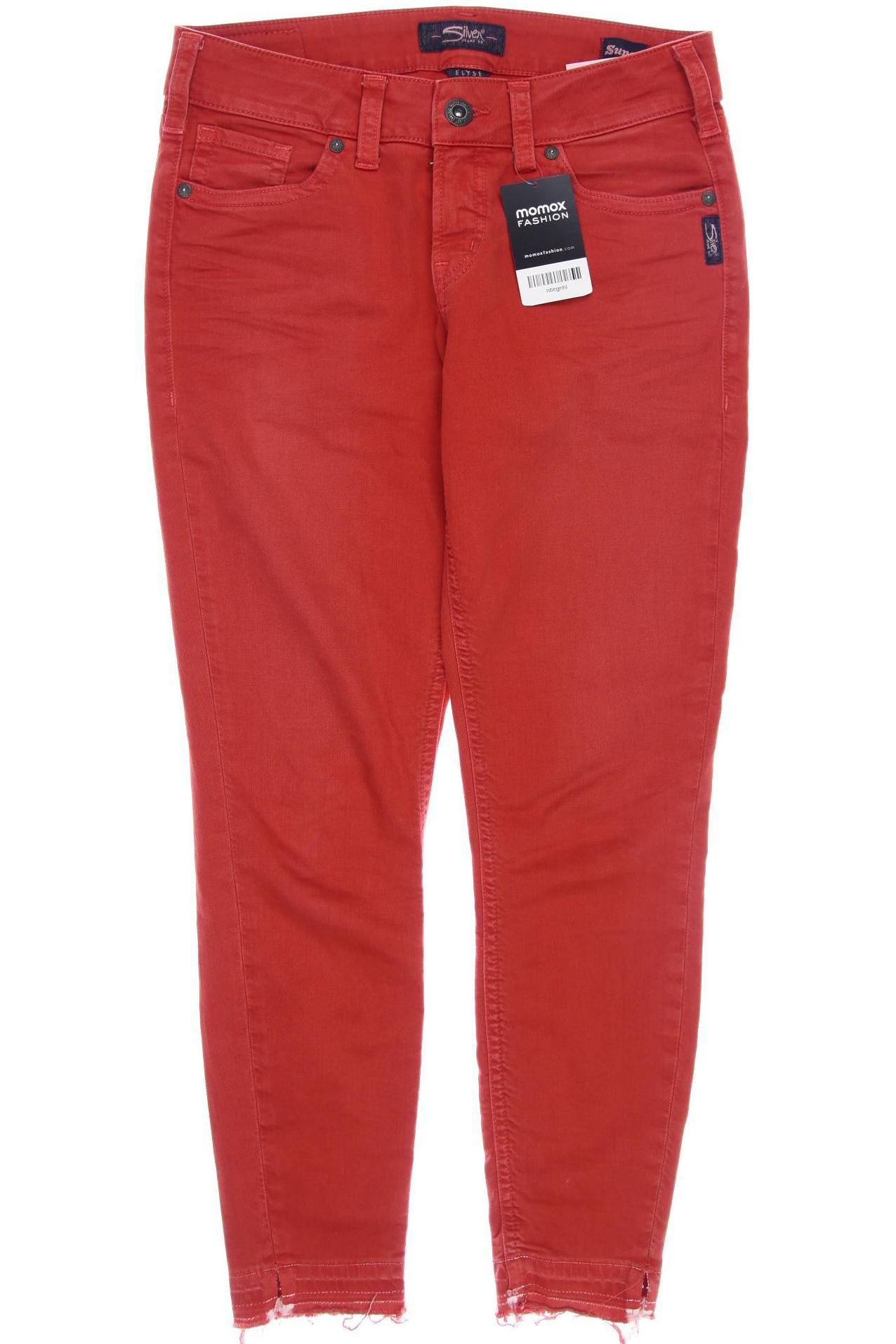 

Silver Jeans Damen Jeans, rot, Gr. 27