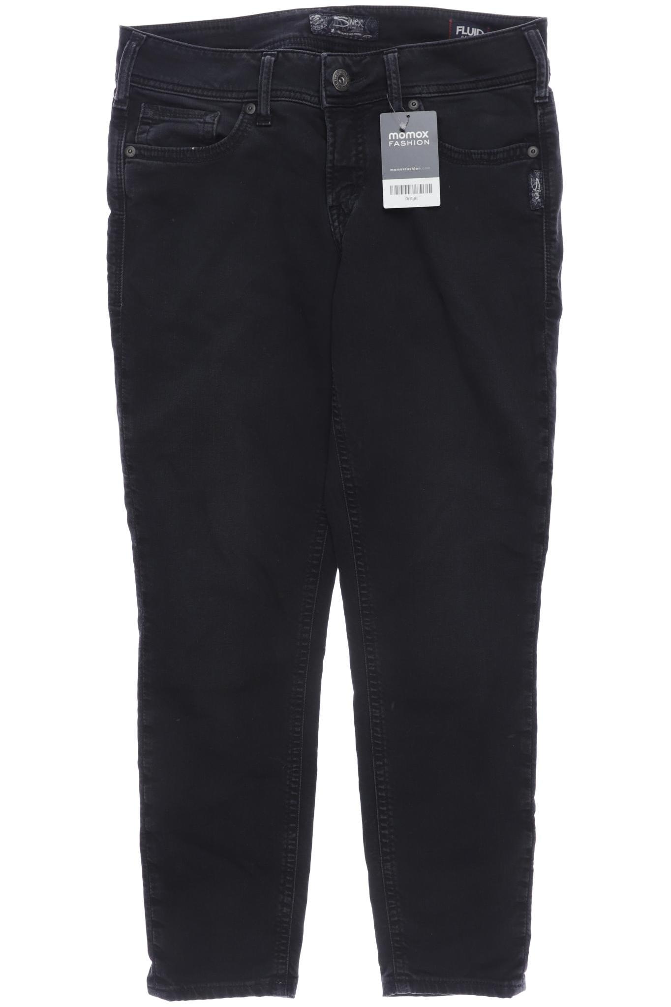 

Silver Jeans Damen Jeans, schwarz, Gr. 28