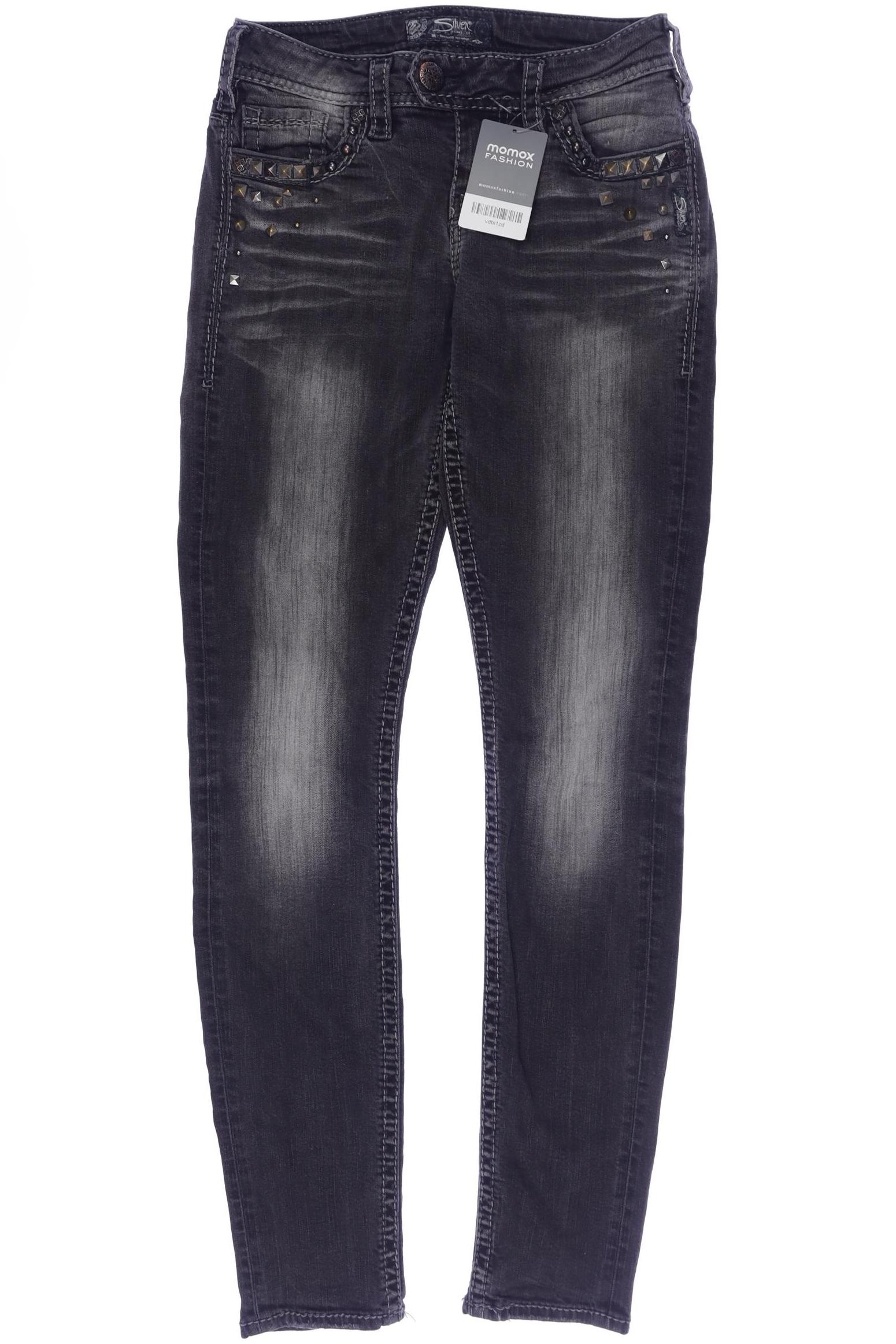 

Silver Jeans Damen Jeans, schwarz, Gr. 26