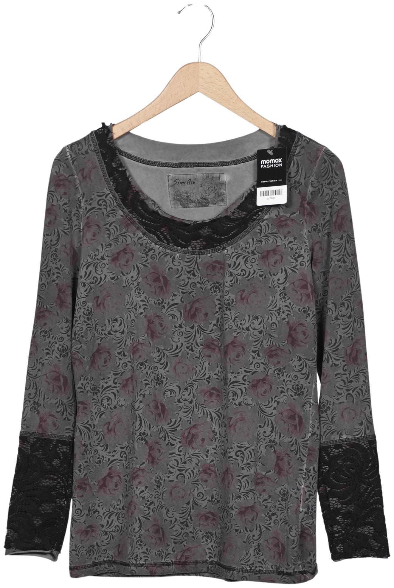 

Simclan Damen Langarmshirt, grau, Gr. 40