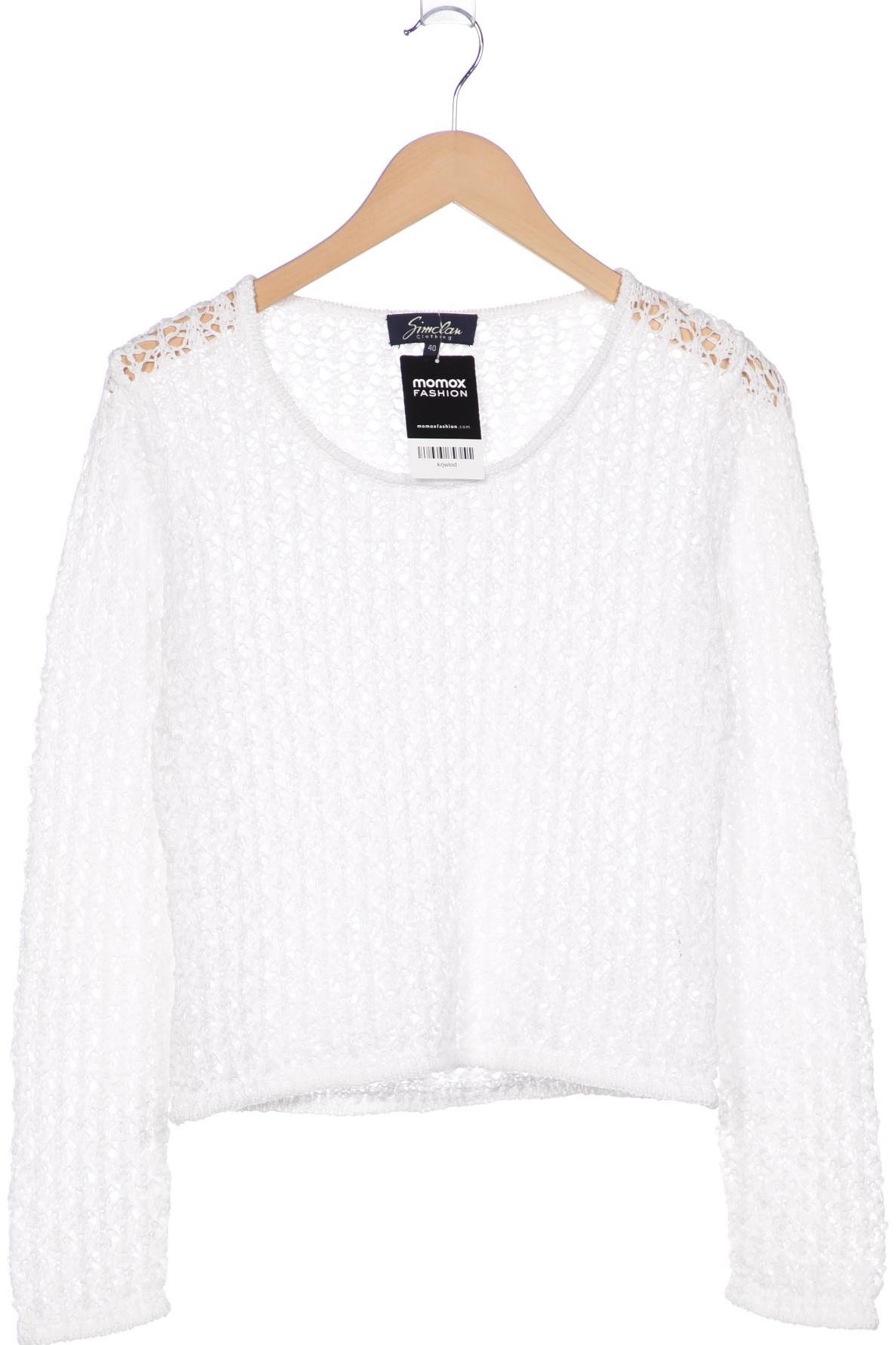 

Simclan Damen Pullover, weiß, Gr. 40