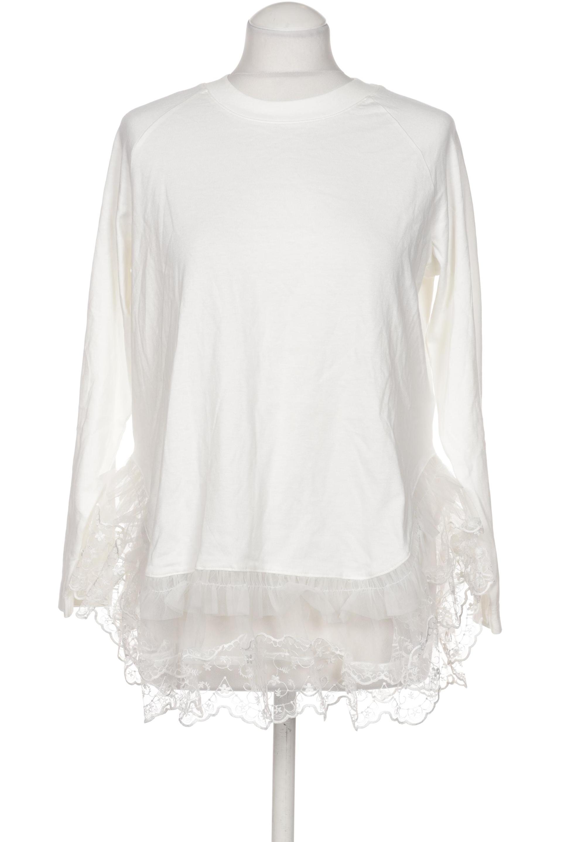 

Simone Rocha x H&M Damen Langarmshirt, weiß, Gr. 36