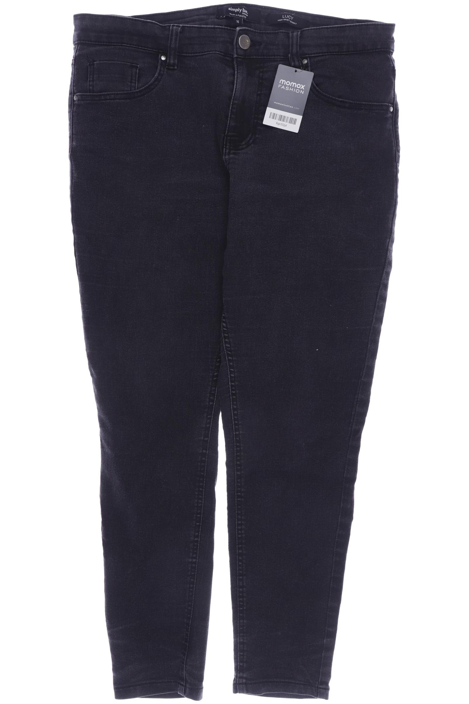 

Simply Be Damen Jeans, schwarz, Gr. 16