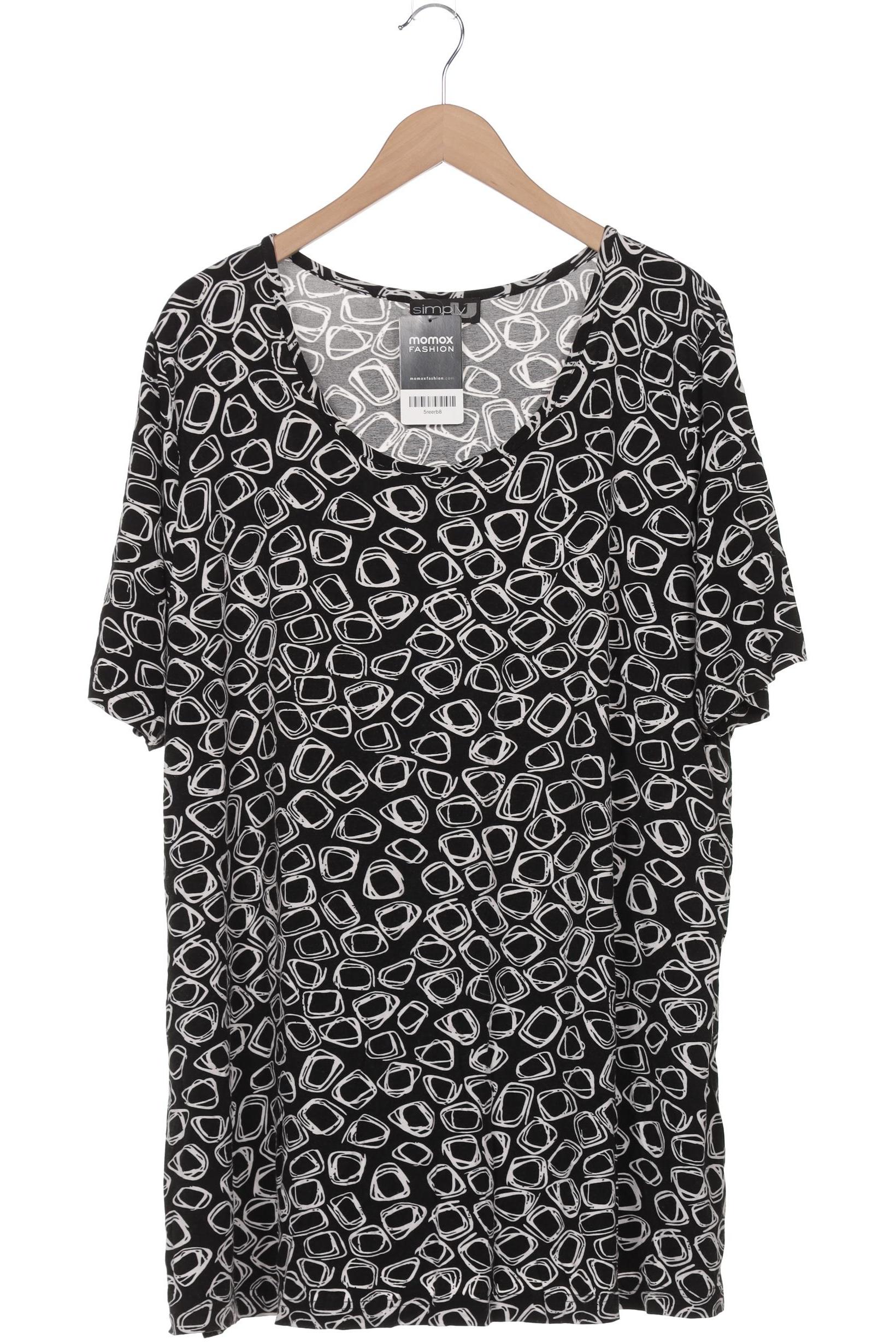 

Simply Be Damen T-Shirt, schwarz, Gr. 50