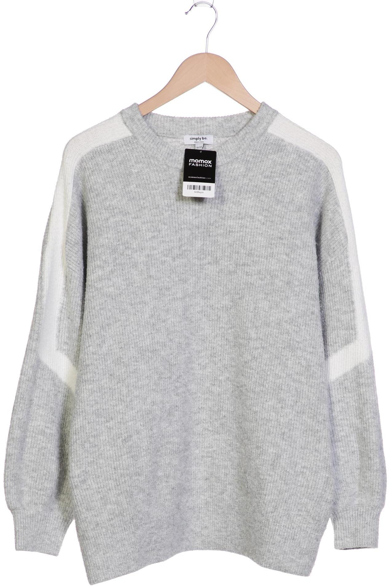 

Simply Be Damen Pullover, grau