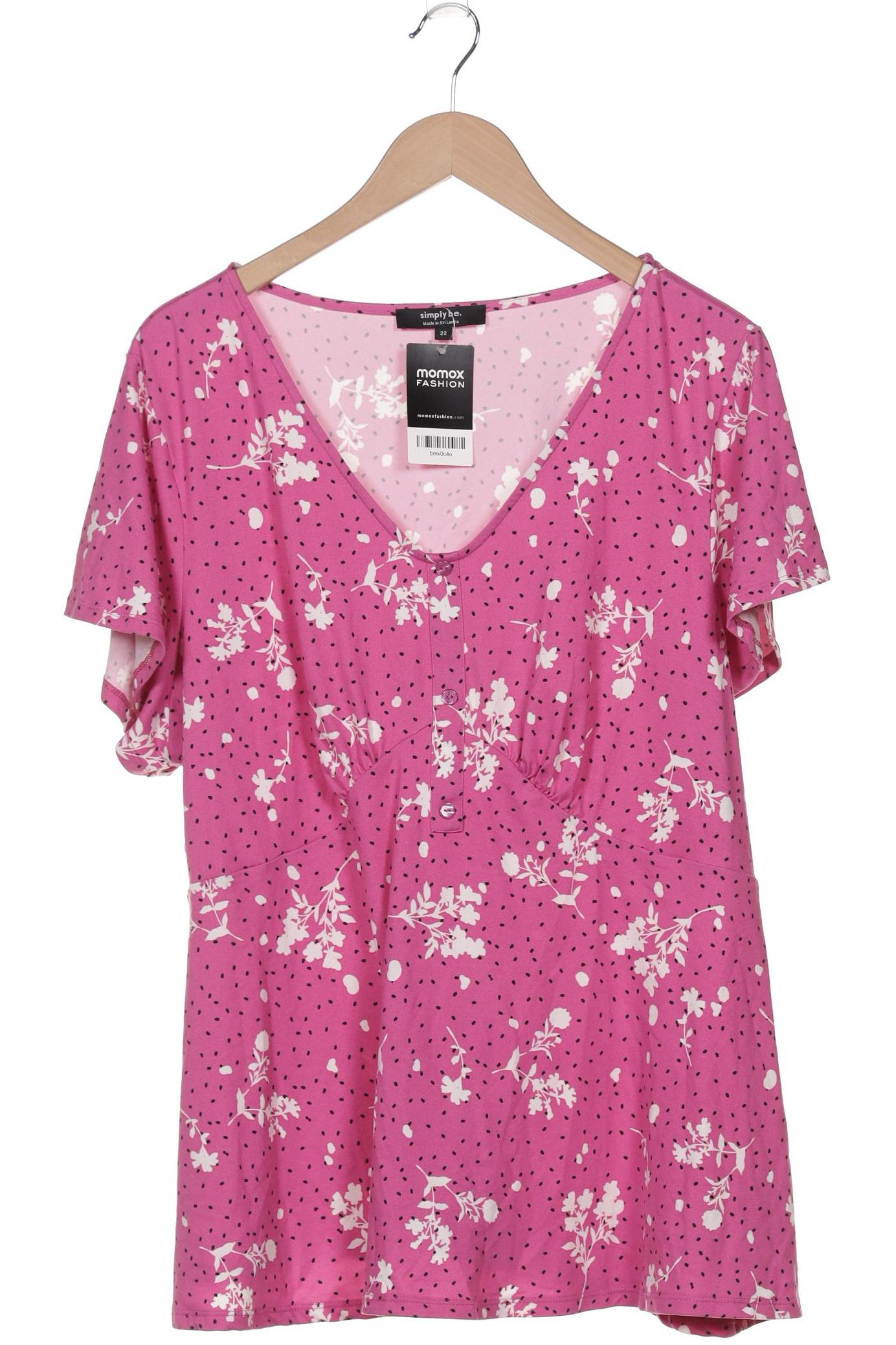 

Simply Be Damen T-Shirt, pink, Gr. 50