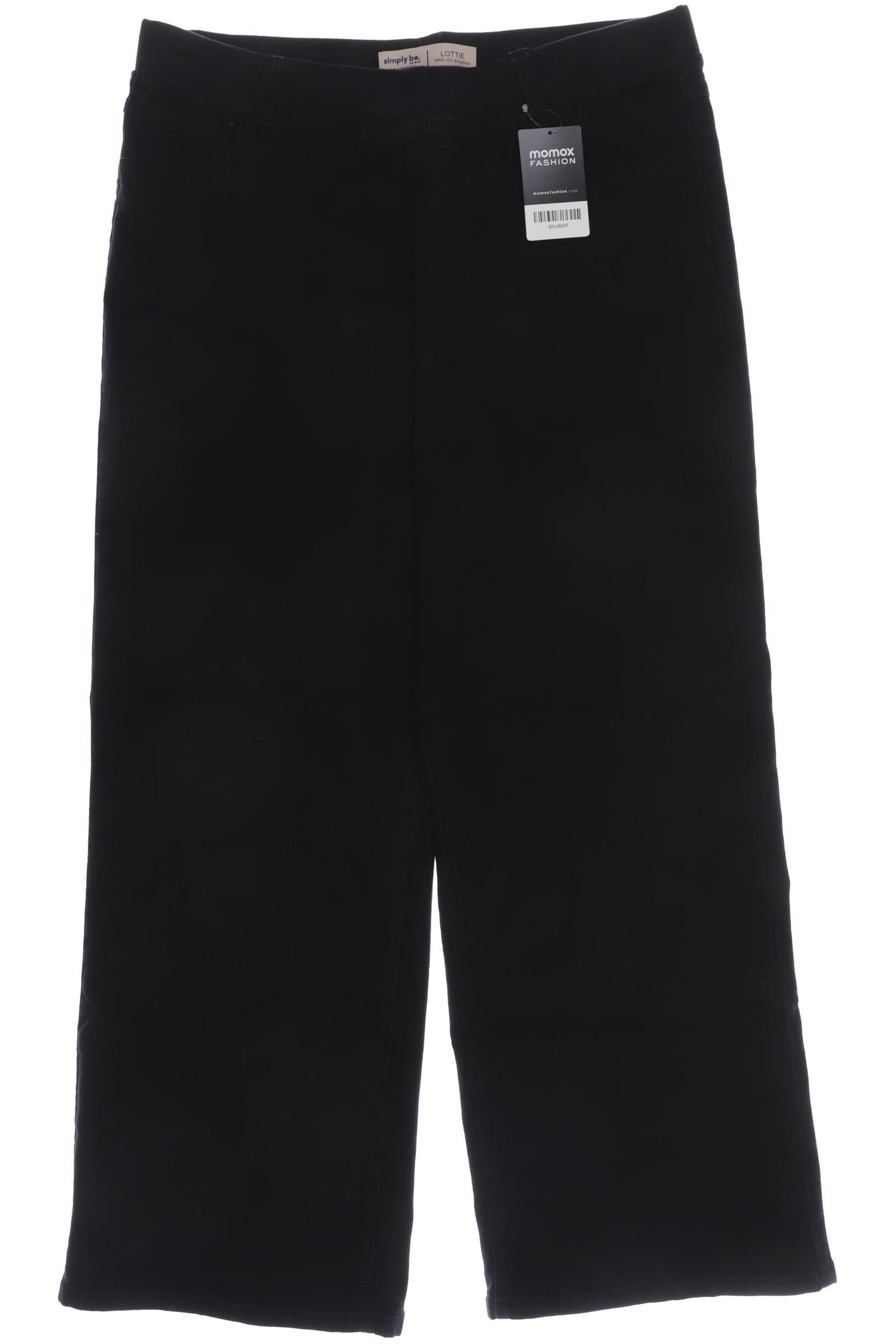 

Simply Be Damen Jeans, schwarz, Gr. 18
