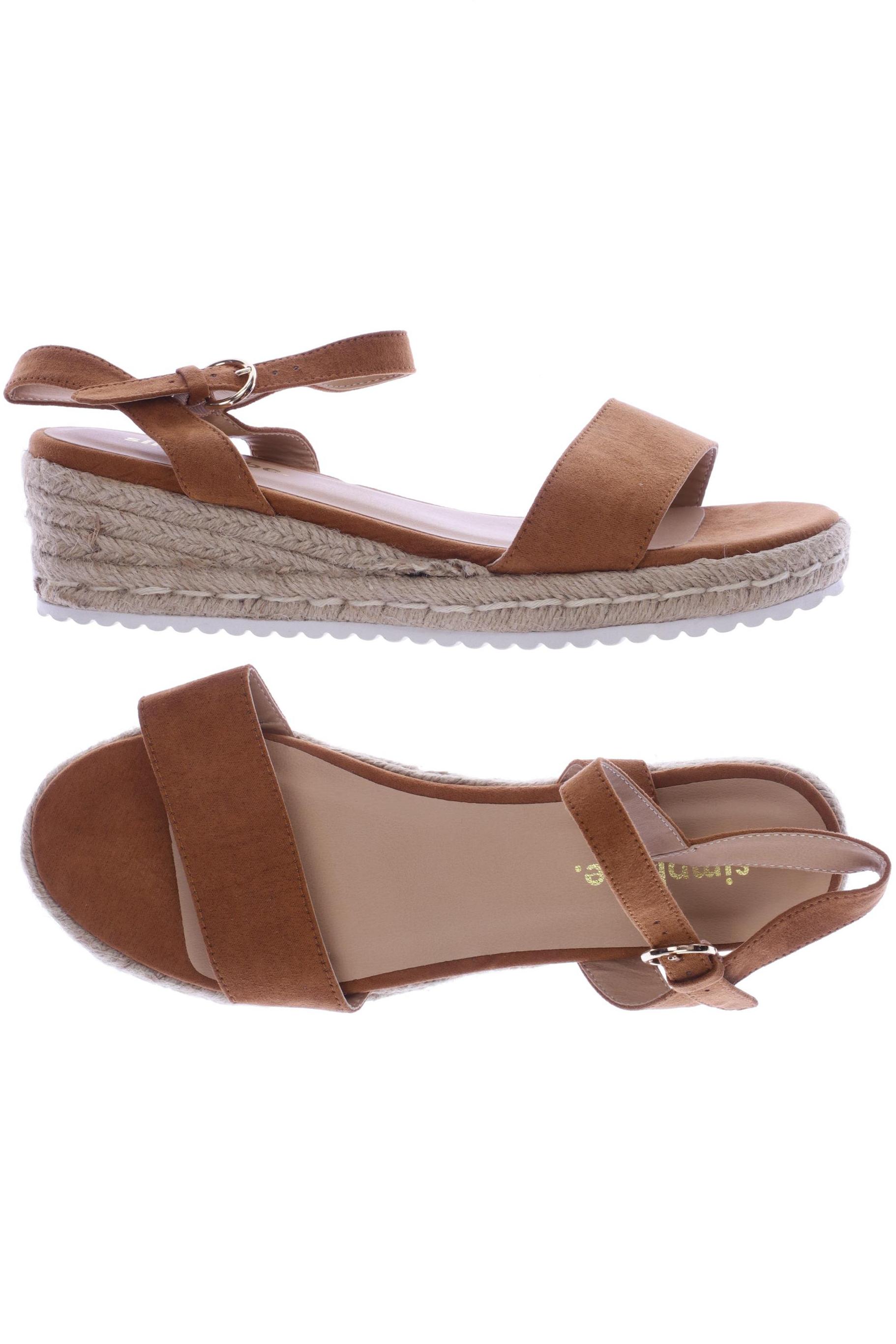 

Simply Be Damen Sandale, braun