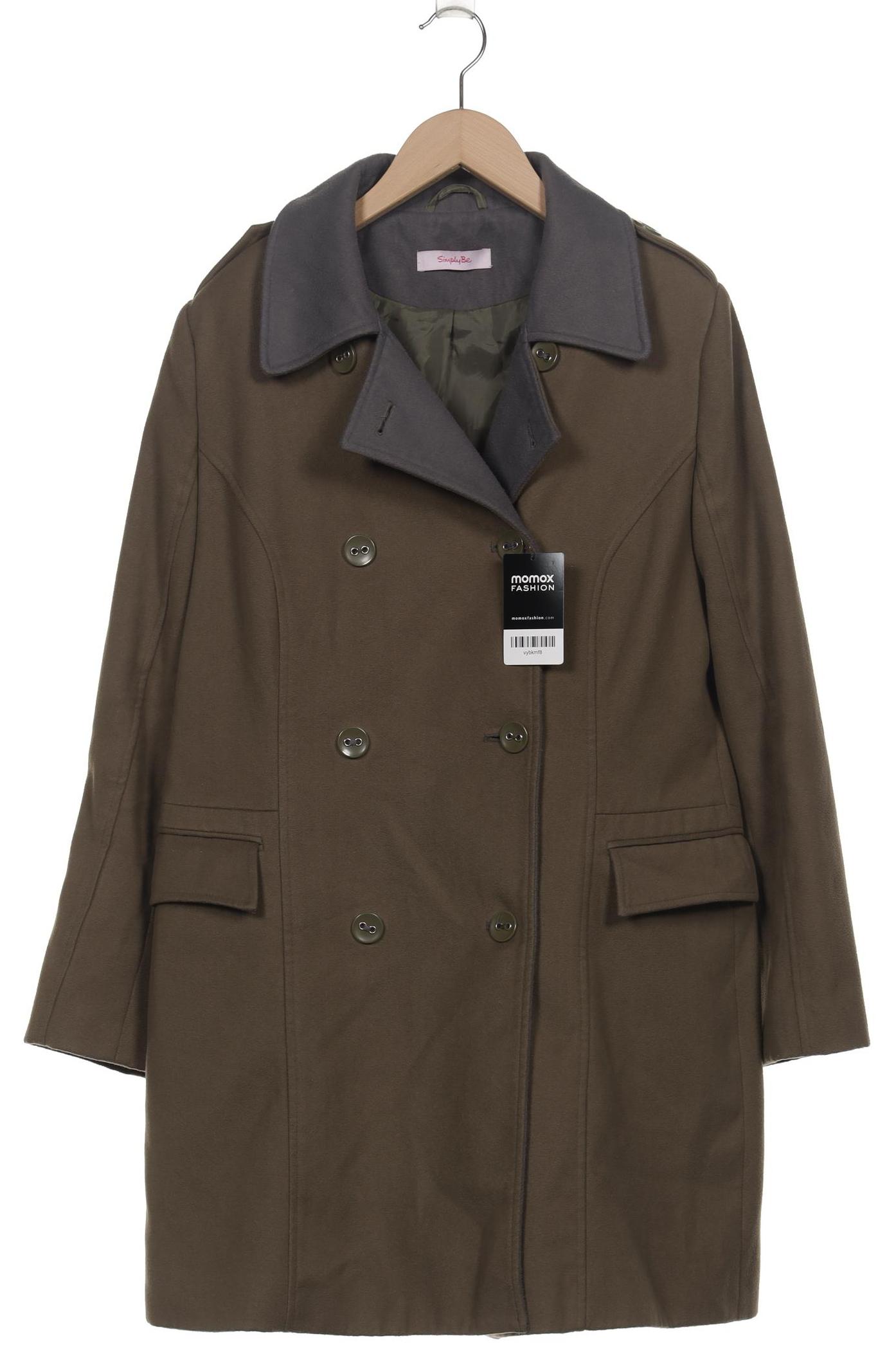 

Simply Be Damen Mantel, grün, Gr. 42