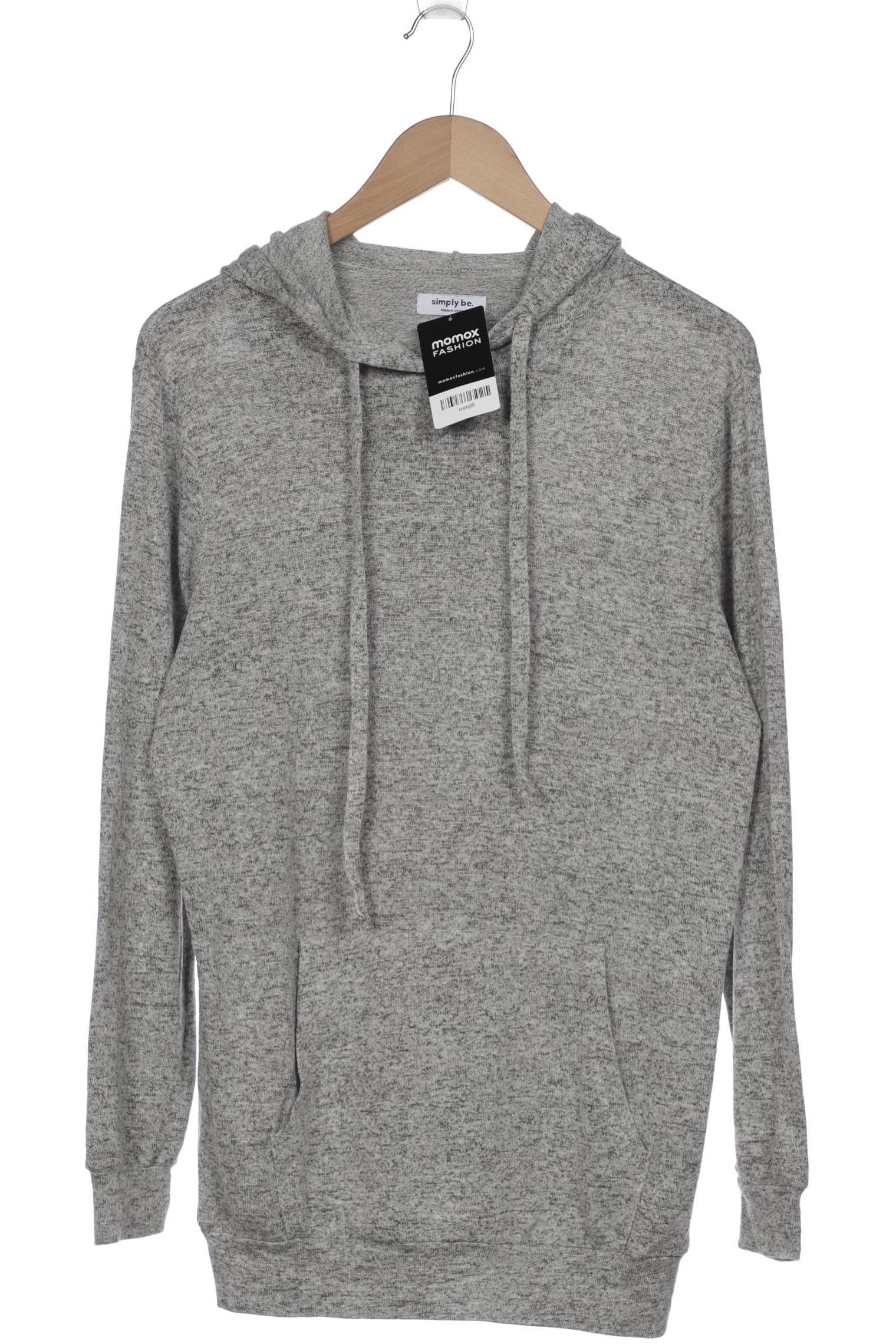 

Simply Be Damen Kapuzenpullover, grau, Gr. 36