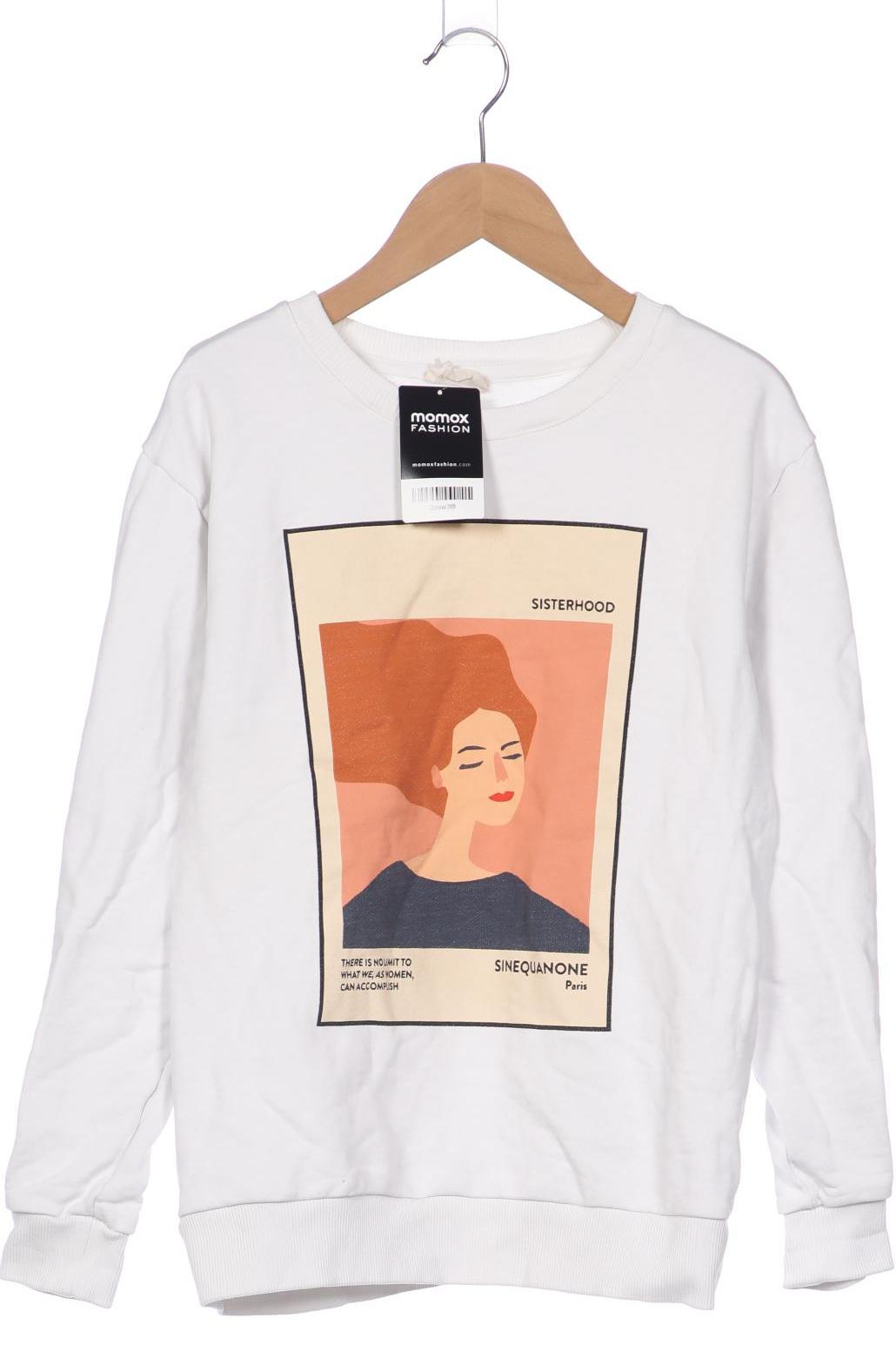 

Sinequanone Damen Sweatshirt, weiß, Gr. 36