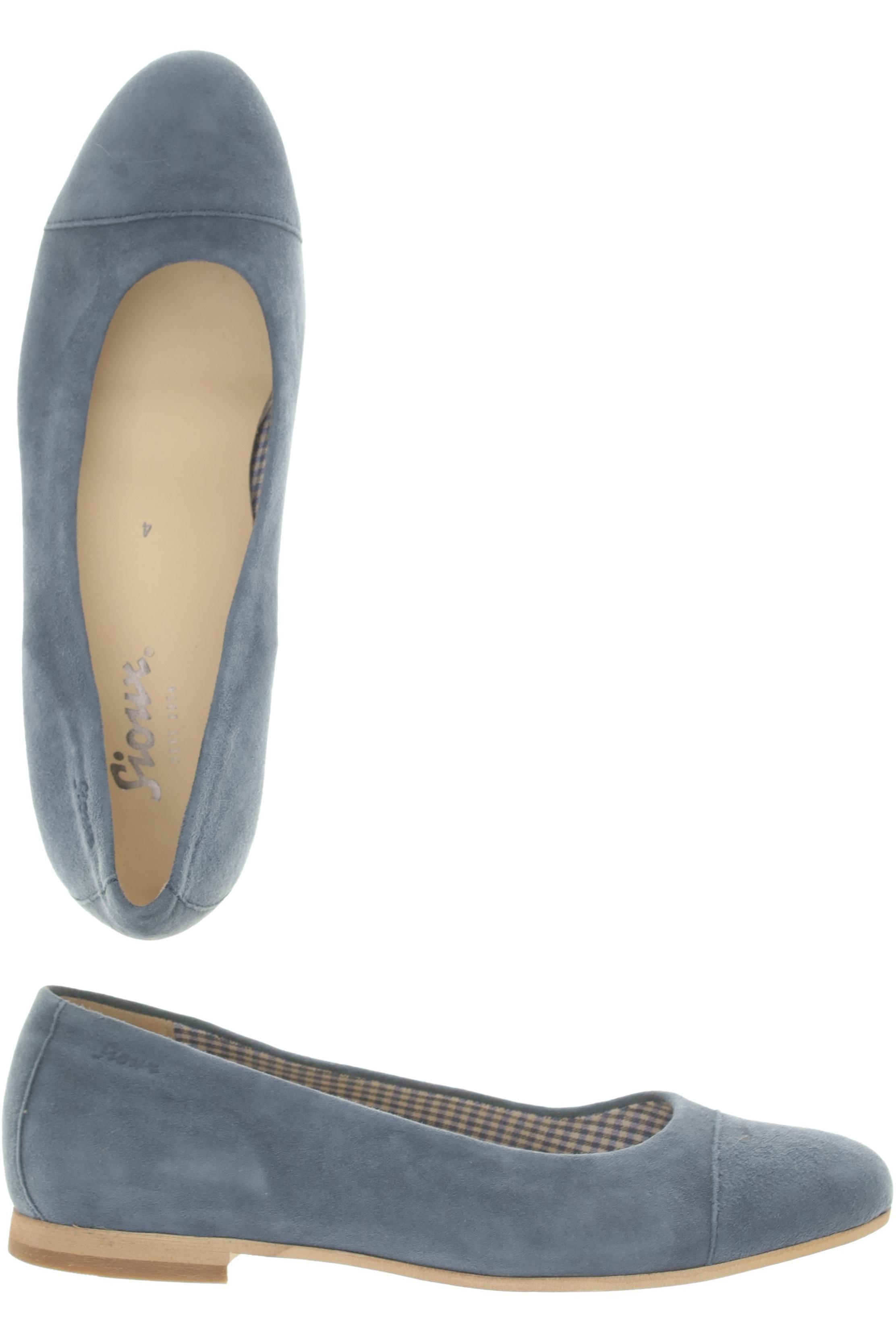 

Sioux Damen Ballerinas, blau, Gr. 4
