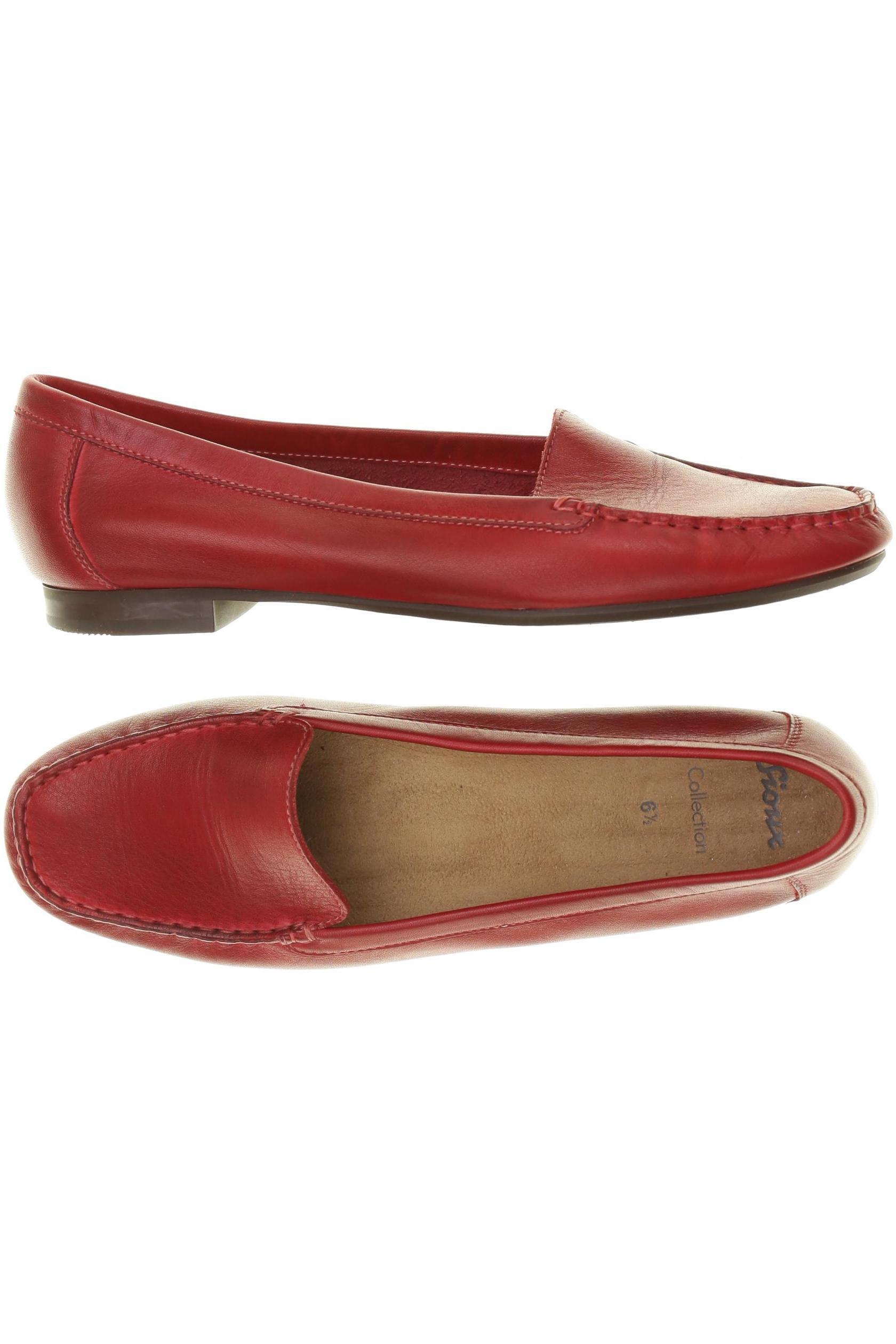 

Sioux Damen Halbschuh, rot, Gr. 6.5