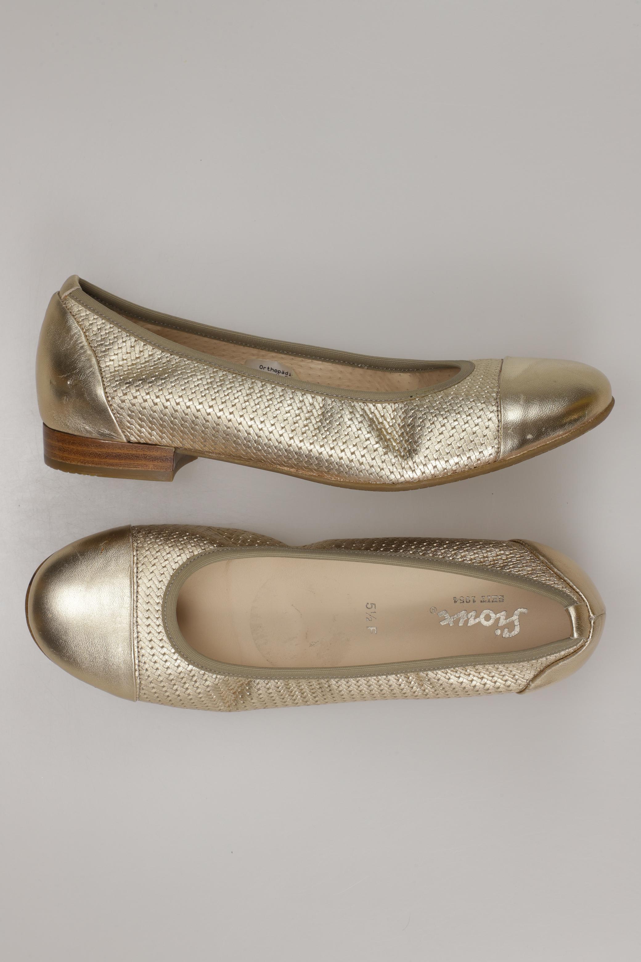 

Sioux Damen Ballerinas, gold, Gr. 5.5