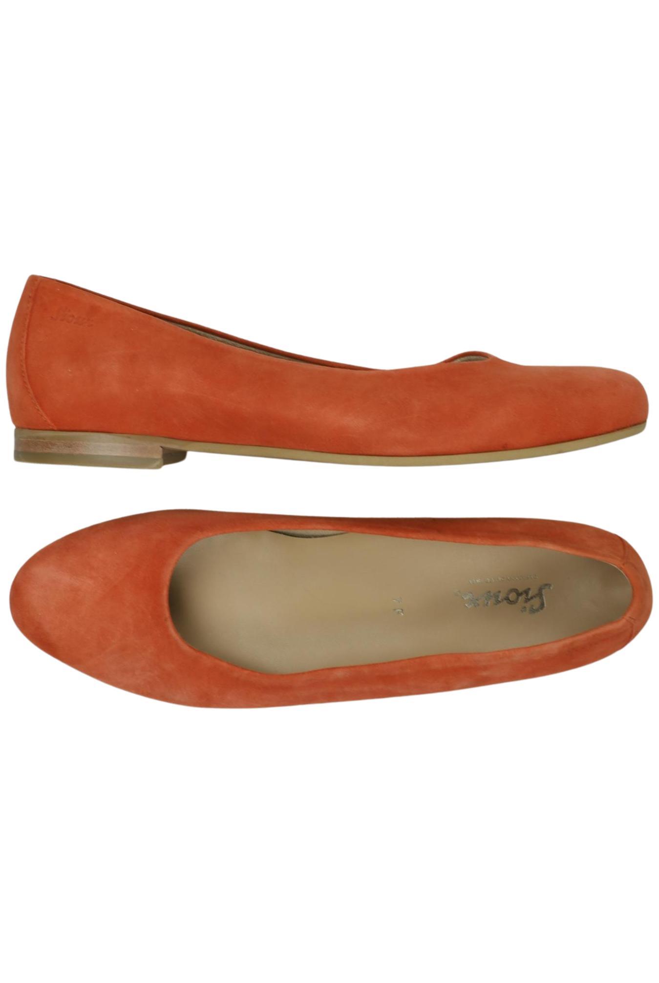 Thumbnail - Sioux Damen Ballerinas, orange, Gr. 7