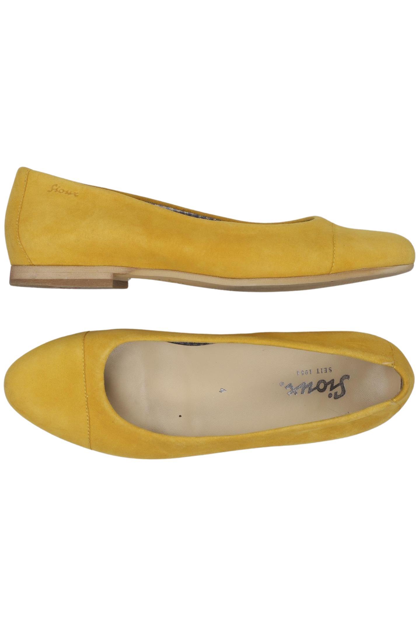 

Sioux Damen Ballerinas, gelb, Gr. 4