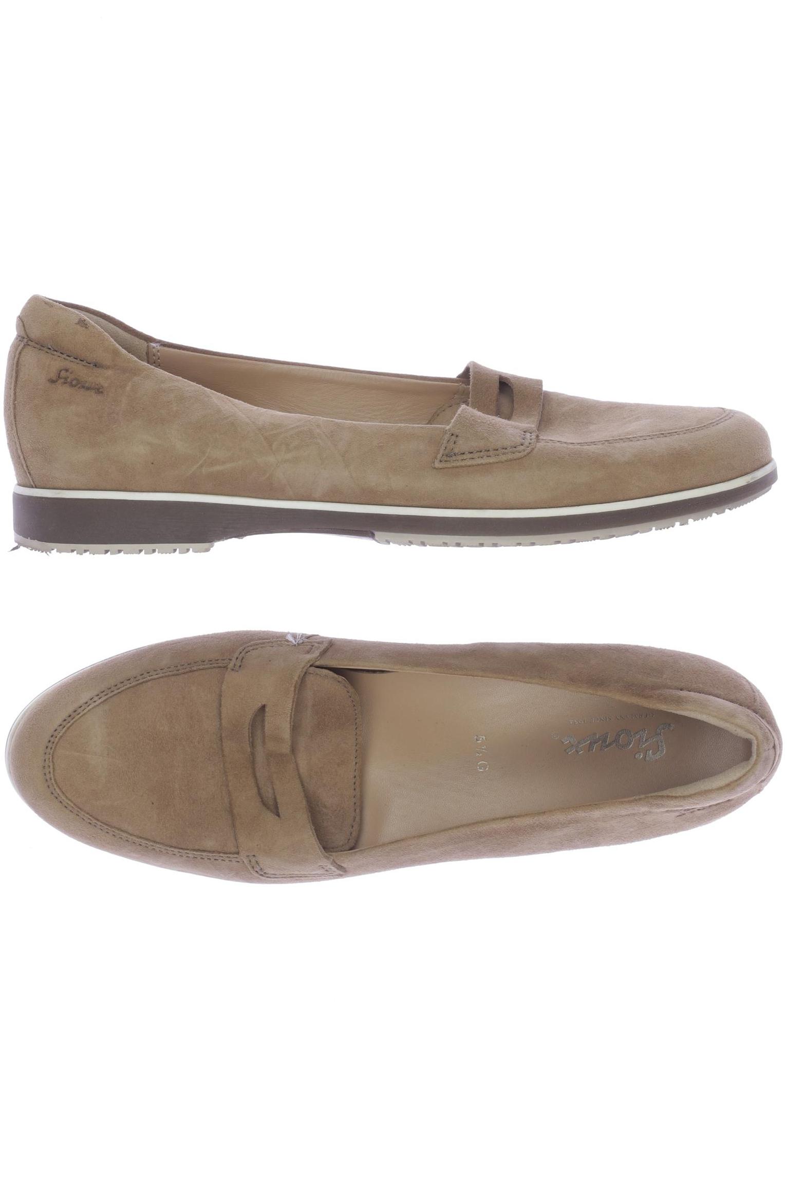 

Sioux Damen Halbschuh, beige, Gr. 5.5