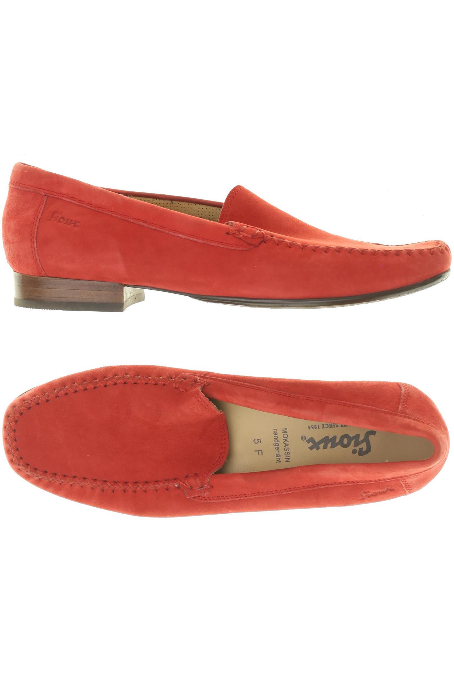 

Sioux Damen Halbschuh, rot, Gr. 5