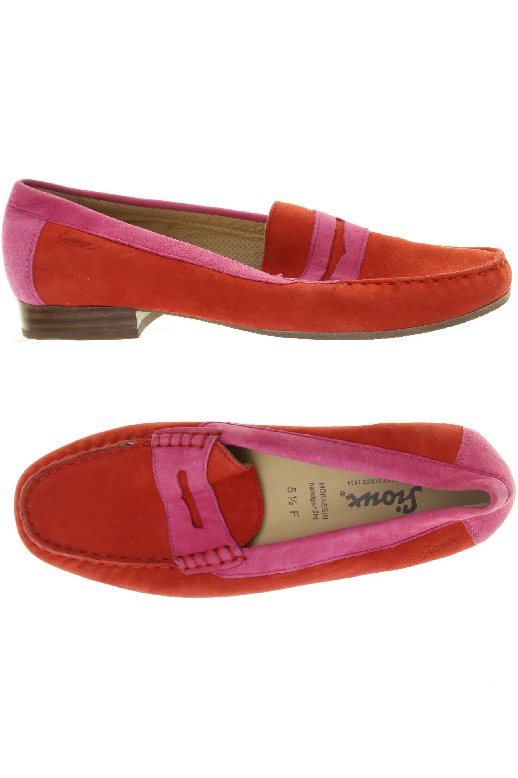 

Sioux Damen Halbschuh, rot, Gr. 5.5