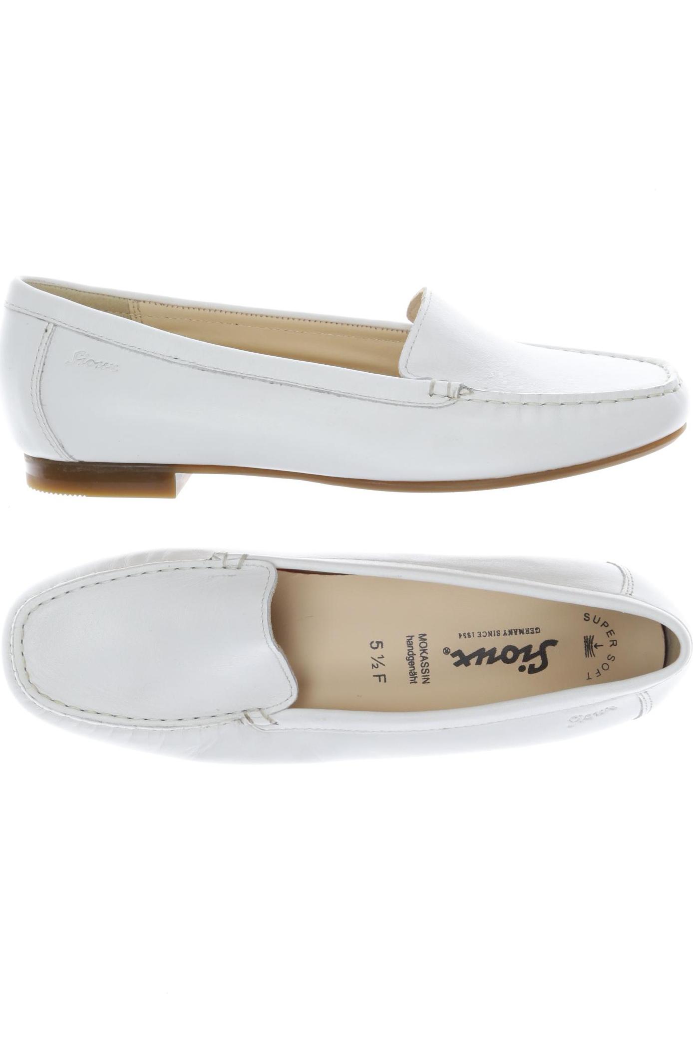 

Sioux Damen Halbschuh, weiß, Gr. 5.5