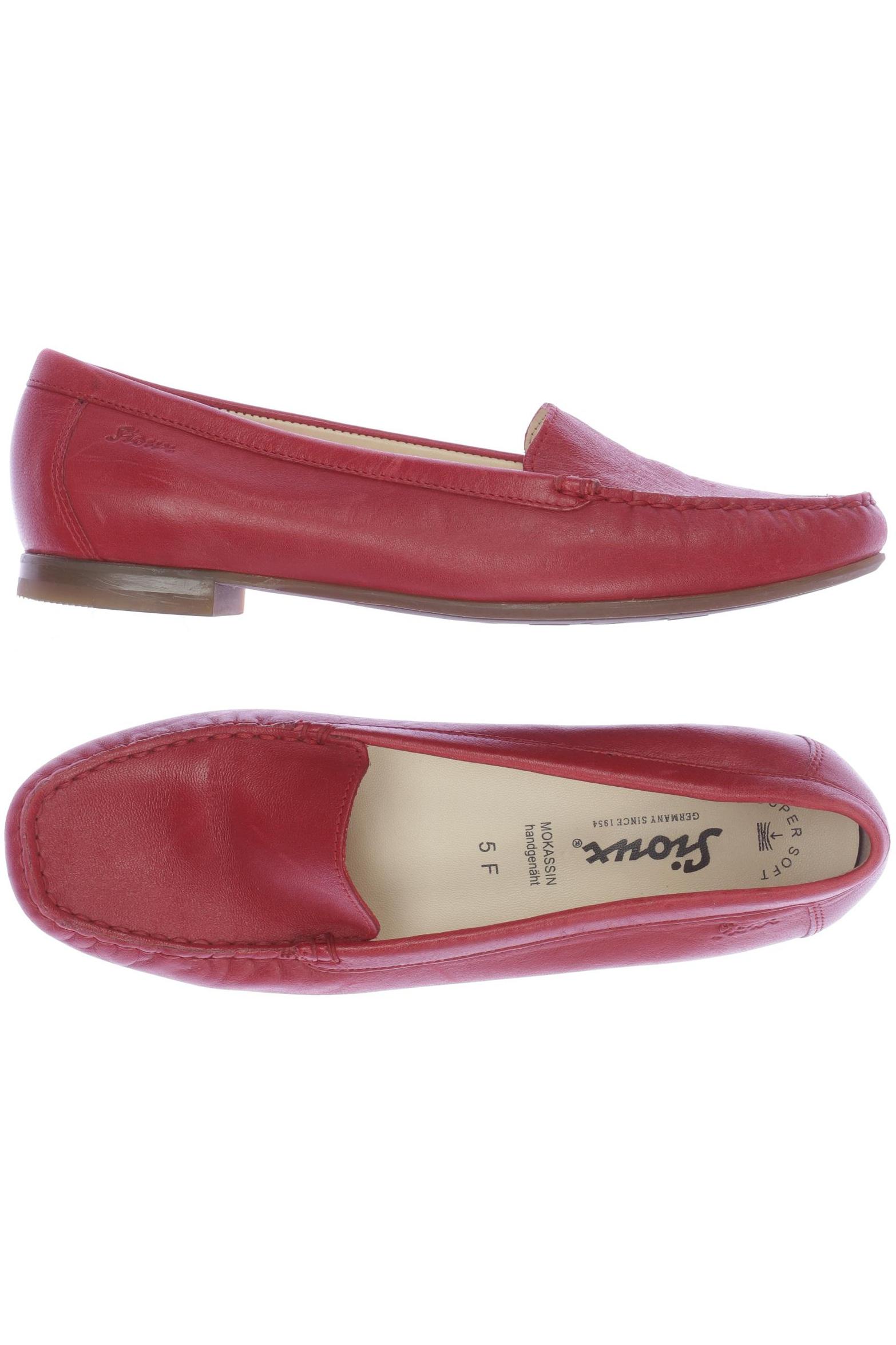 

Sioux Damen Halbschuh, rot, Gr. 5