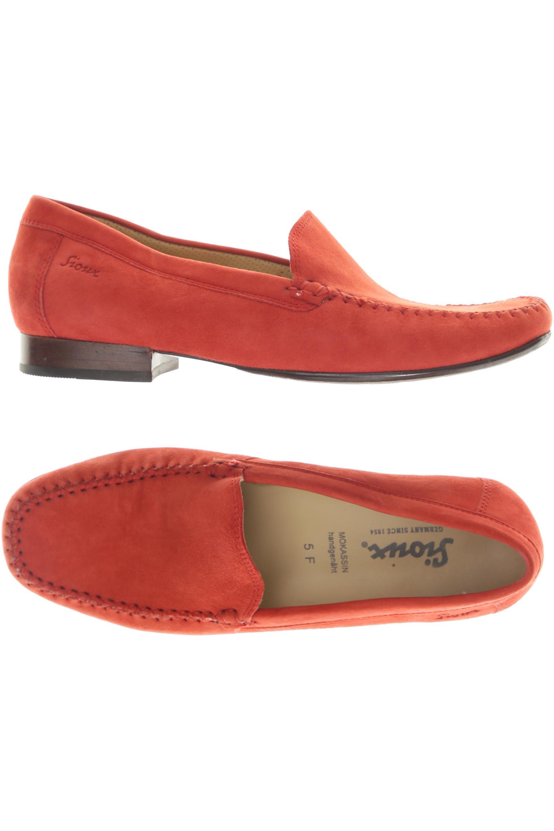 

Sioux Damen Halbschuh, rot, Gr. 5