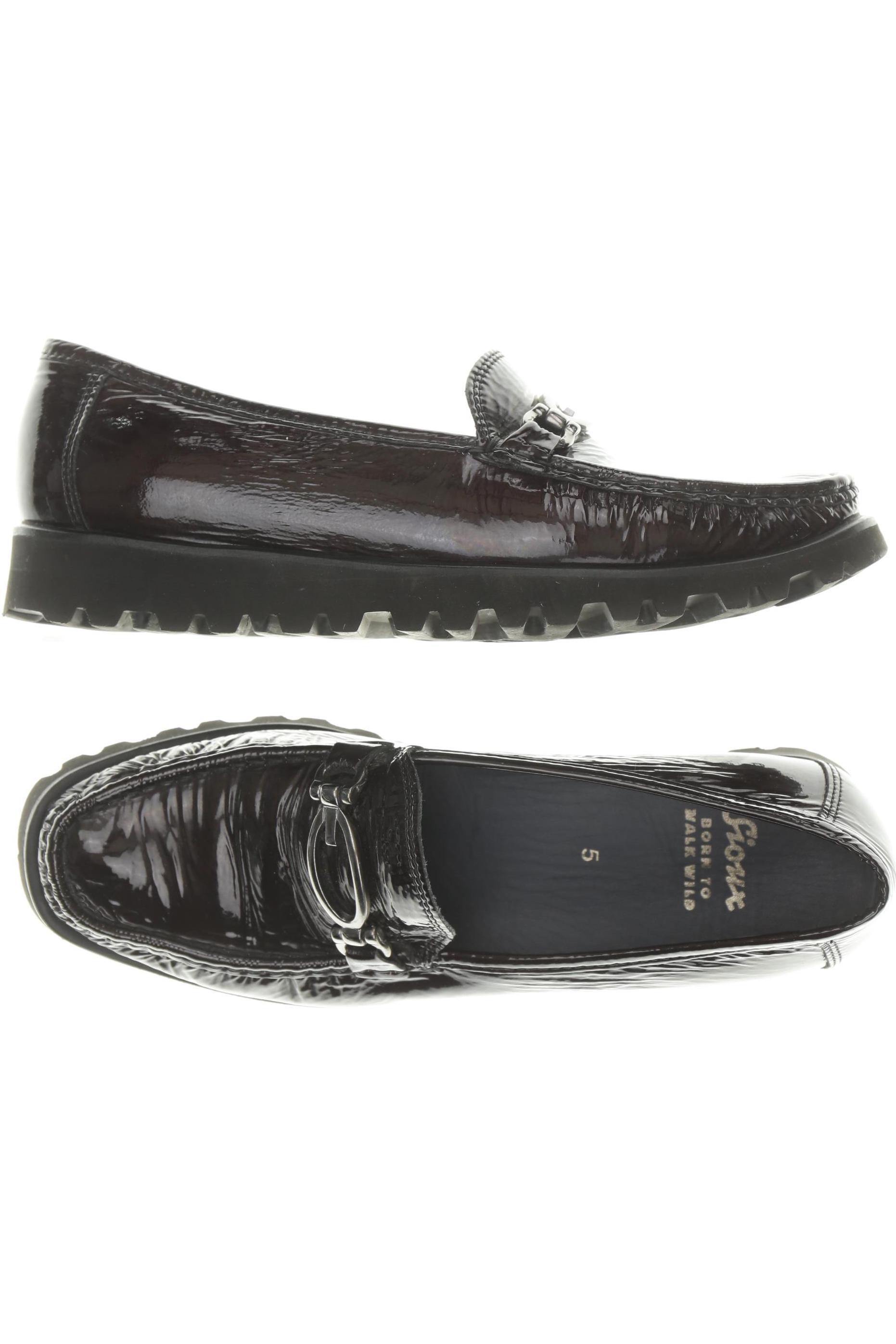 

Sioux Damen Halbschuh, schwarz, Gr. 5