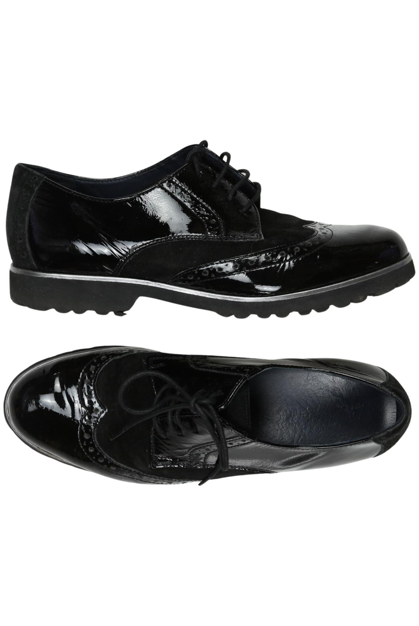 

Sioux Damen Halbschuh, schwarz, Gr. 5.5