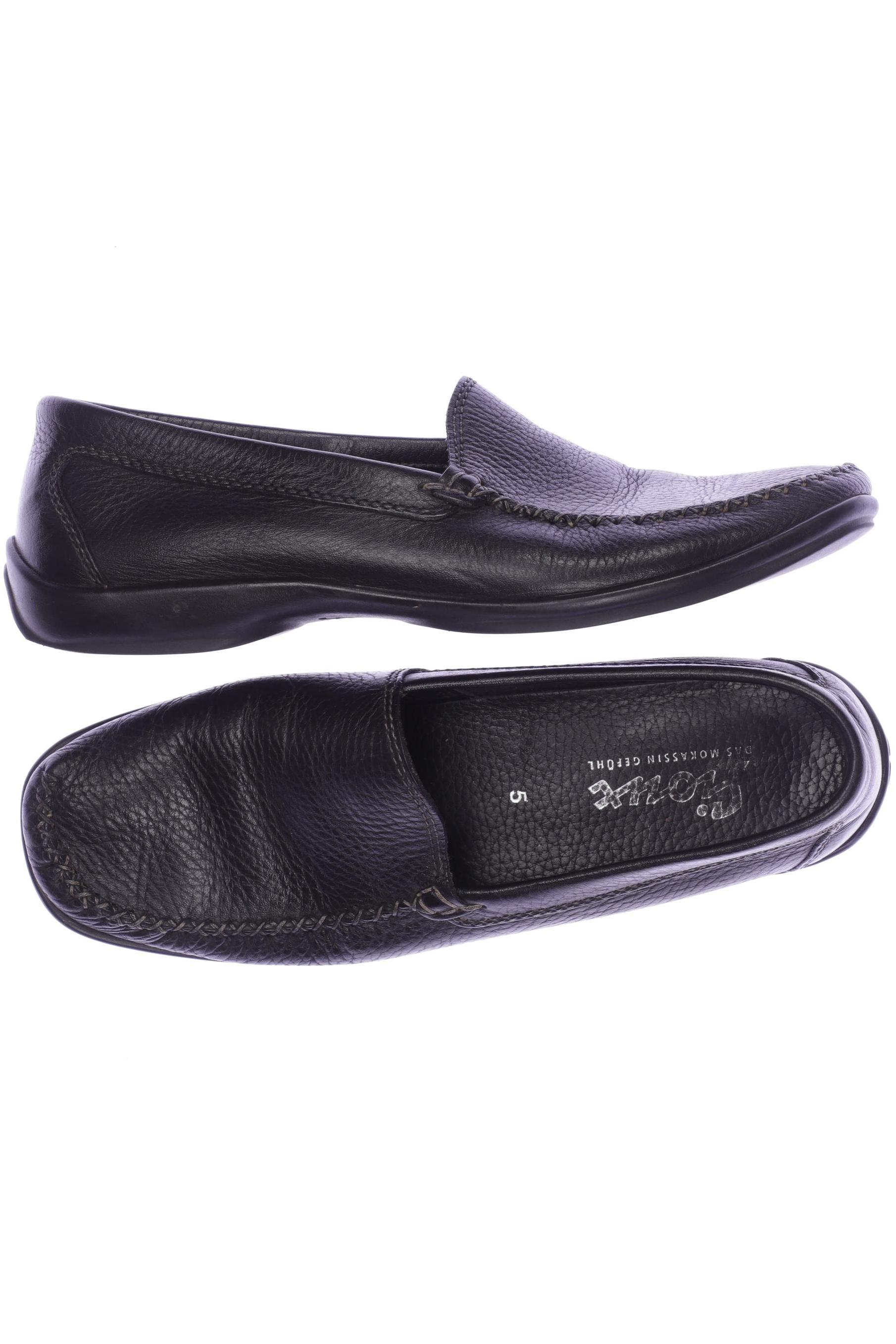 

Sioux Damen Halbschuh, schwarz, Gr. 5