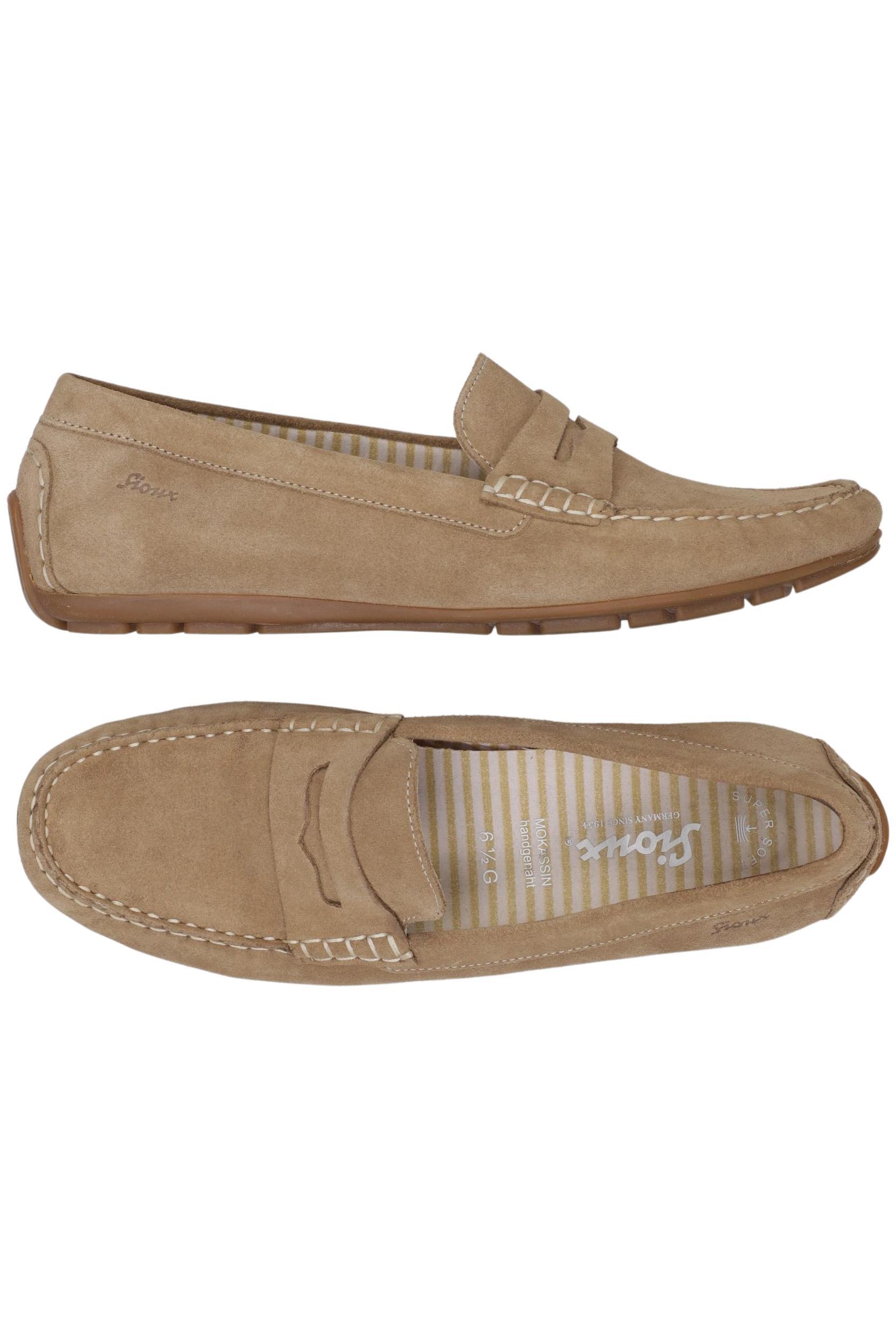 

Sioux Damen Halbschuh, beige, Gr. 6.5