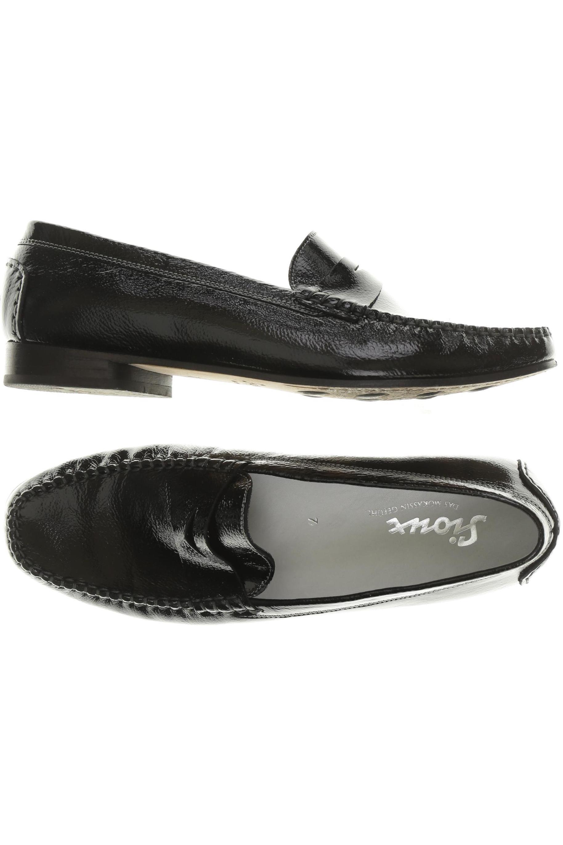 

Sioux Damen Halbschuh, schwarz, Gr. 7