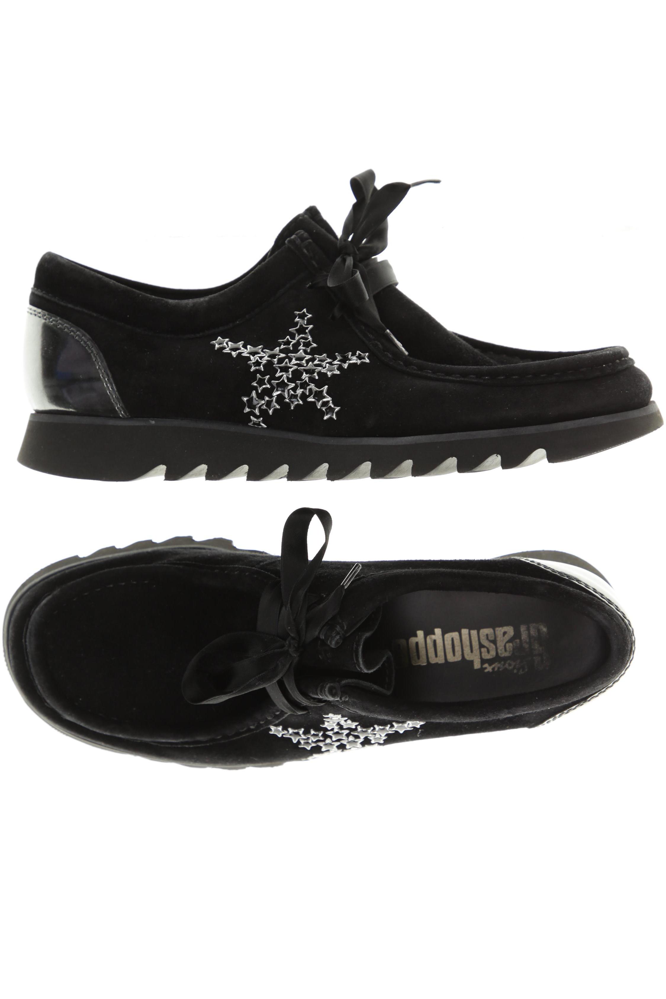 

Sioux Damen Halbschuh, schwarz, Gr. 4.5