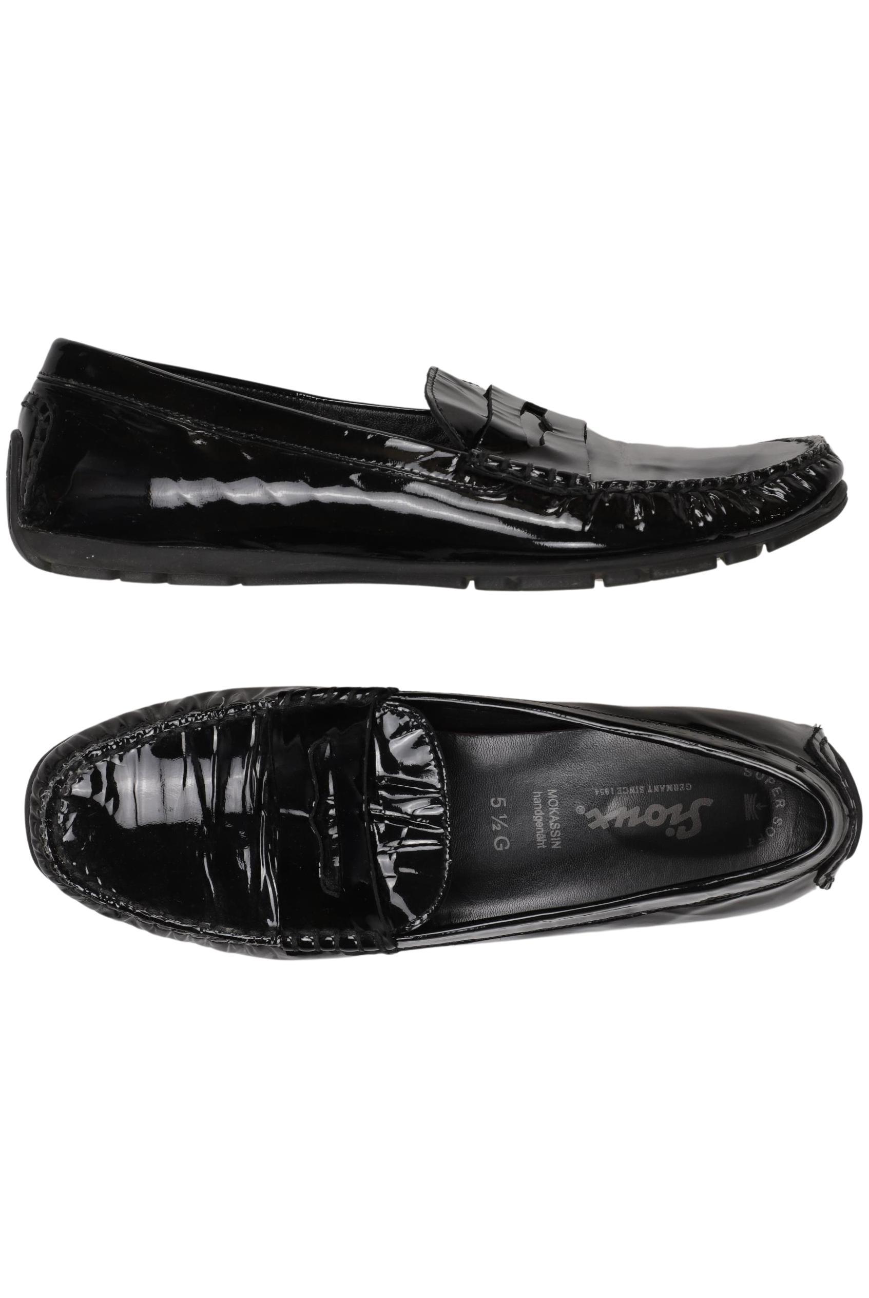 

Sioux Damen Halbschuh, schwarz, Gr. 5.5