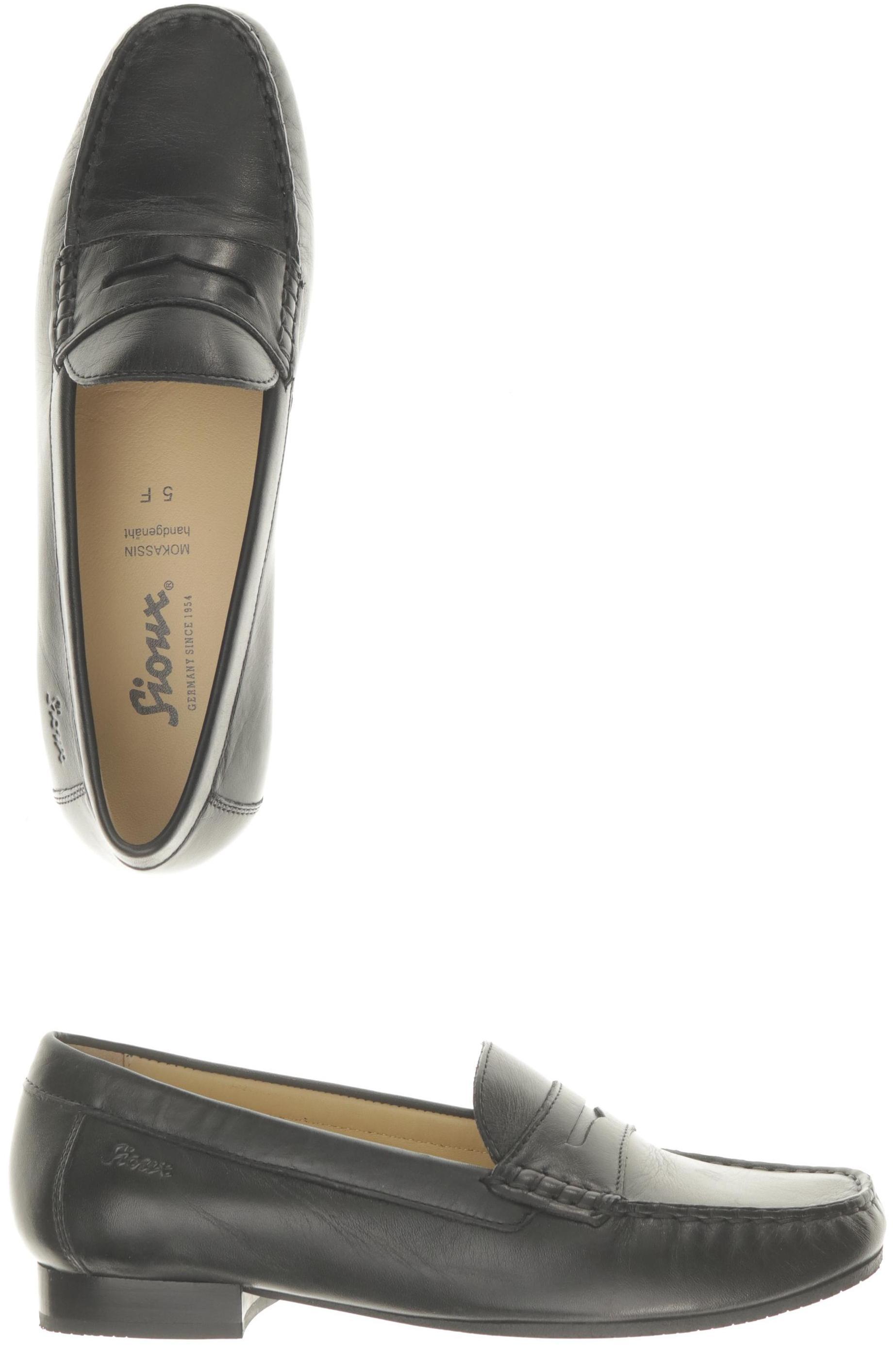 

Sioux Damen Halbschuh, schwarz, Gr. 5