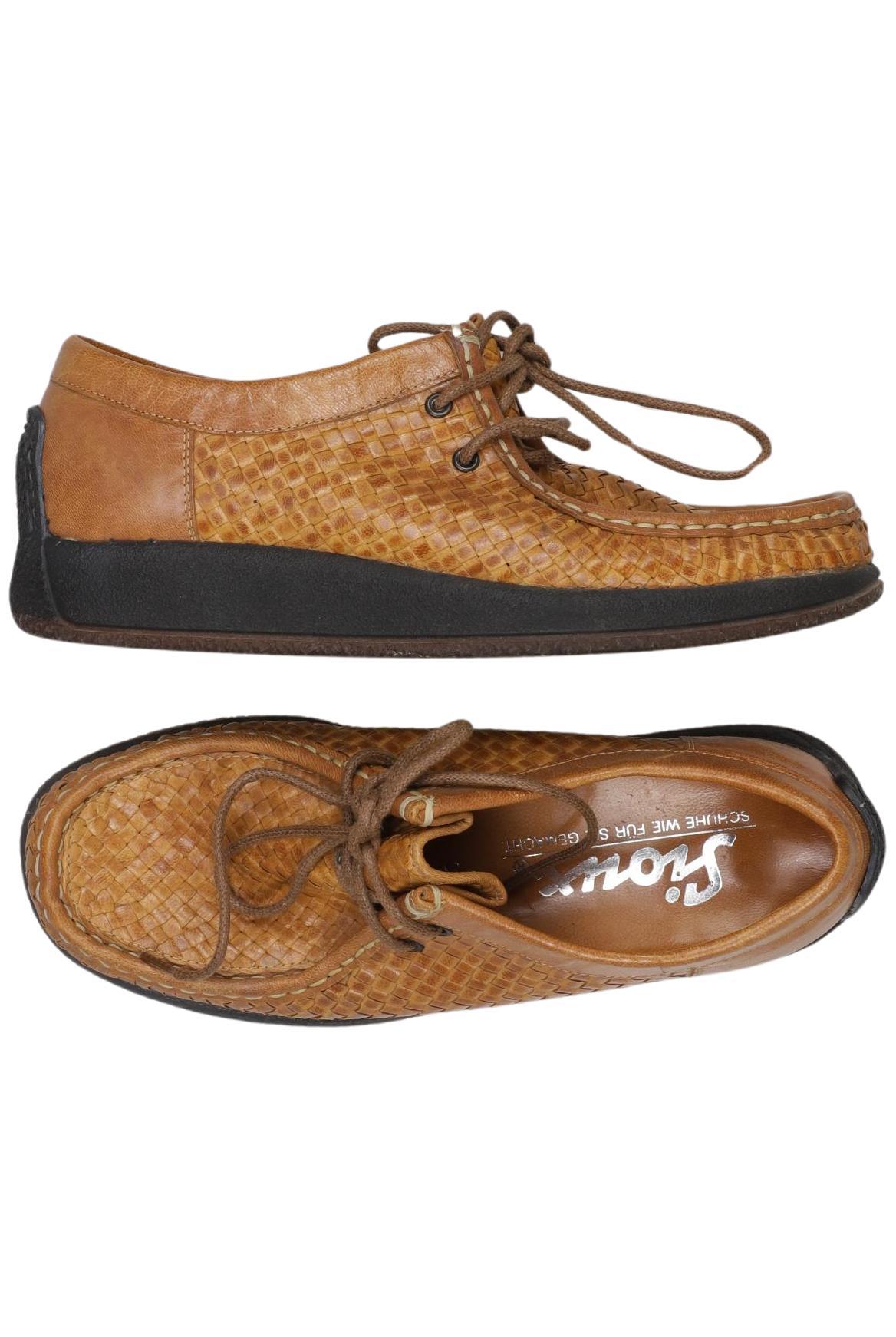 

Sioux Damen Halbschuh, braun, Gr. 3.5