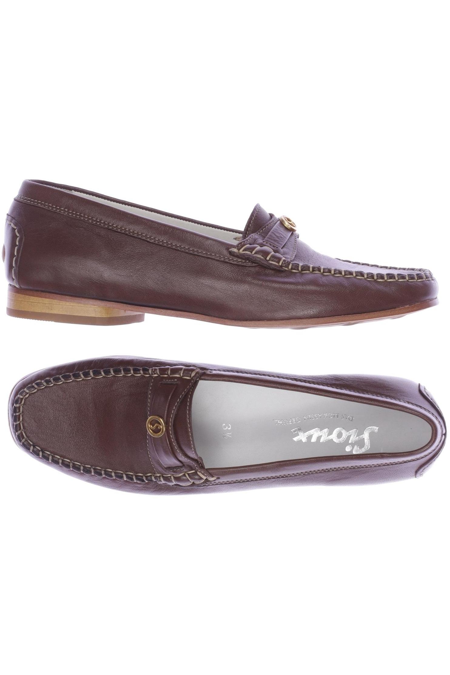 

Sioux Damen Halbschuh, braun, Gr. 3.5