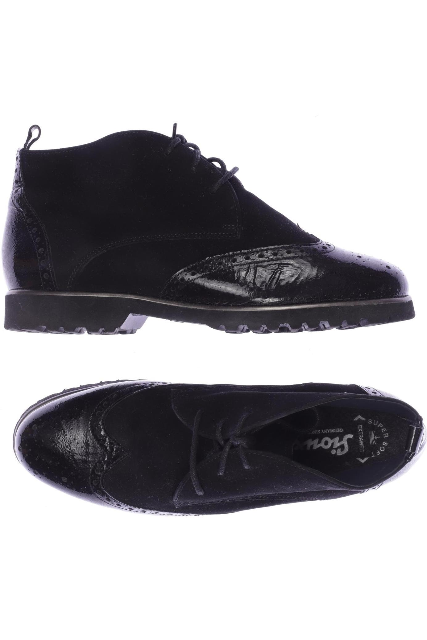 

Sioux Damen Halbschuh, schwarz, Gr. 6