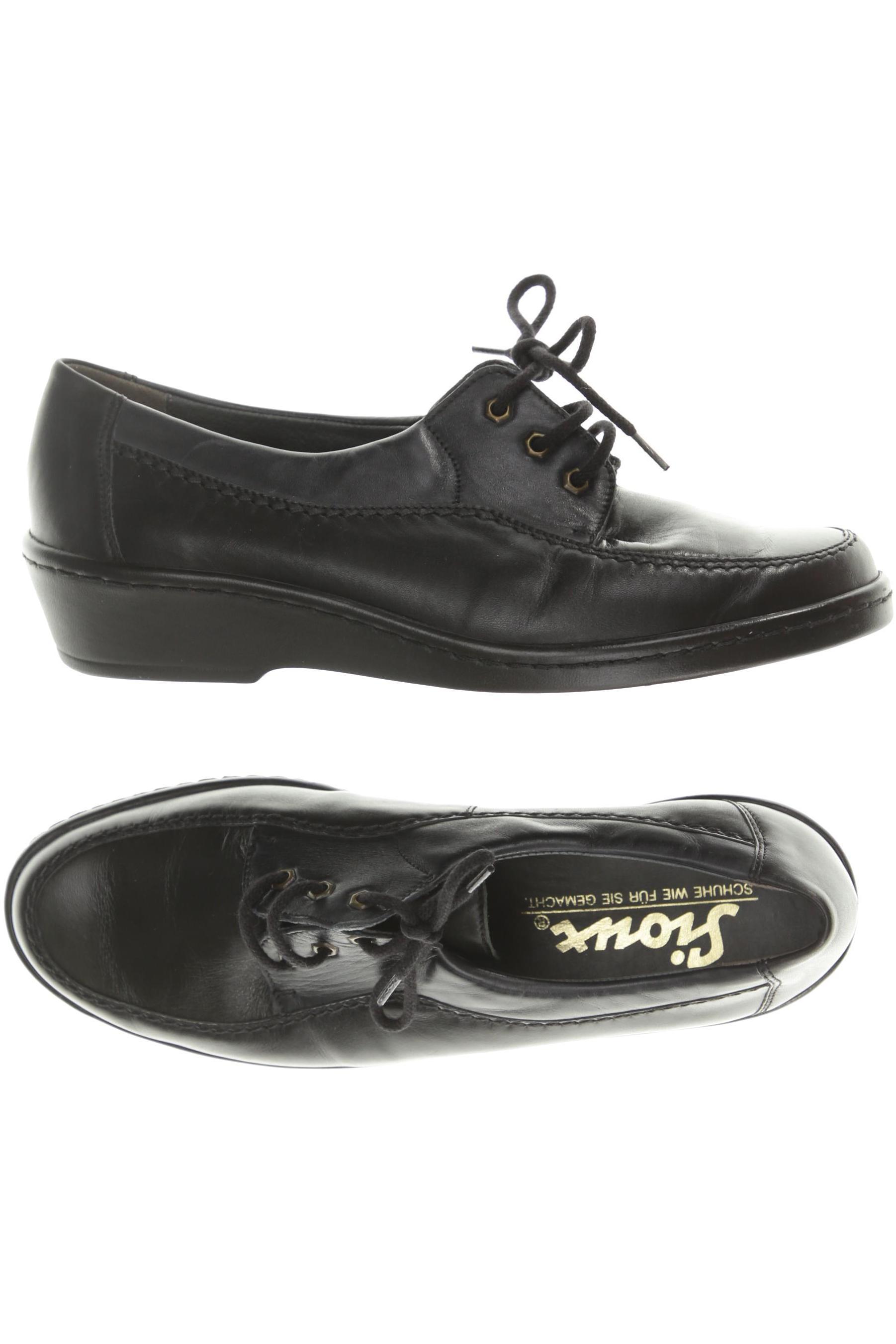 

Sioux Damen Halbschuh, schwarz, Gr. 4.5