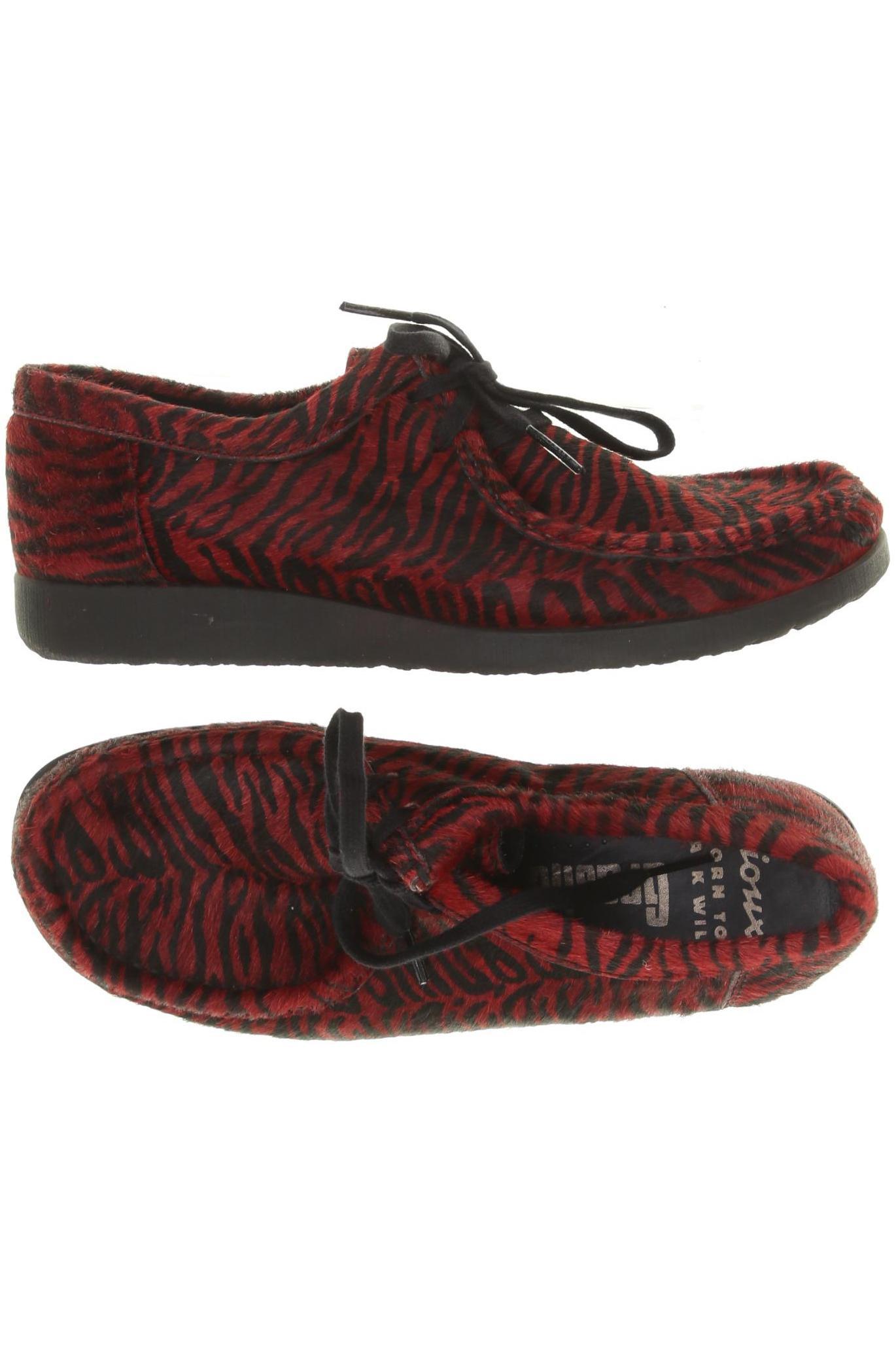 

Sioux Damen Halbschuh, rot, Gr. 5.5