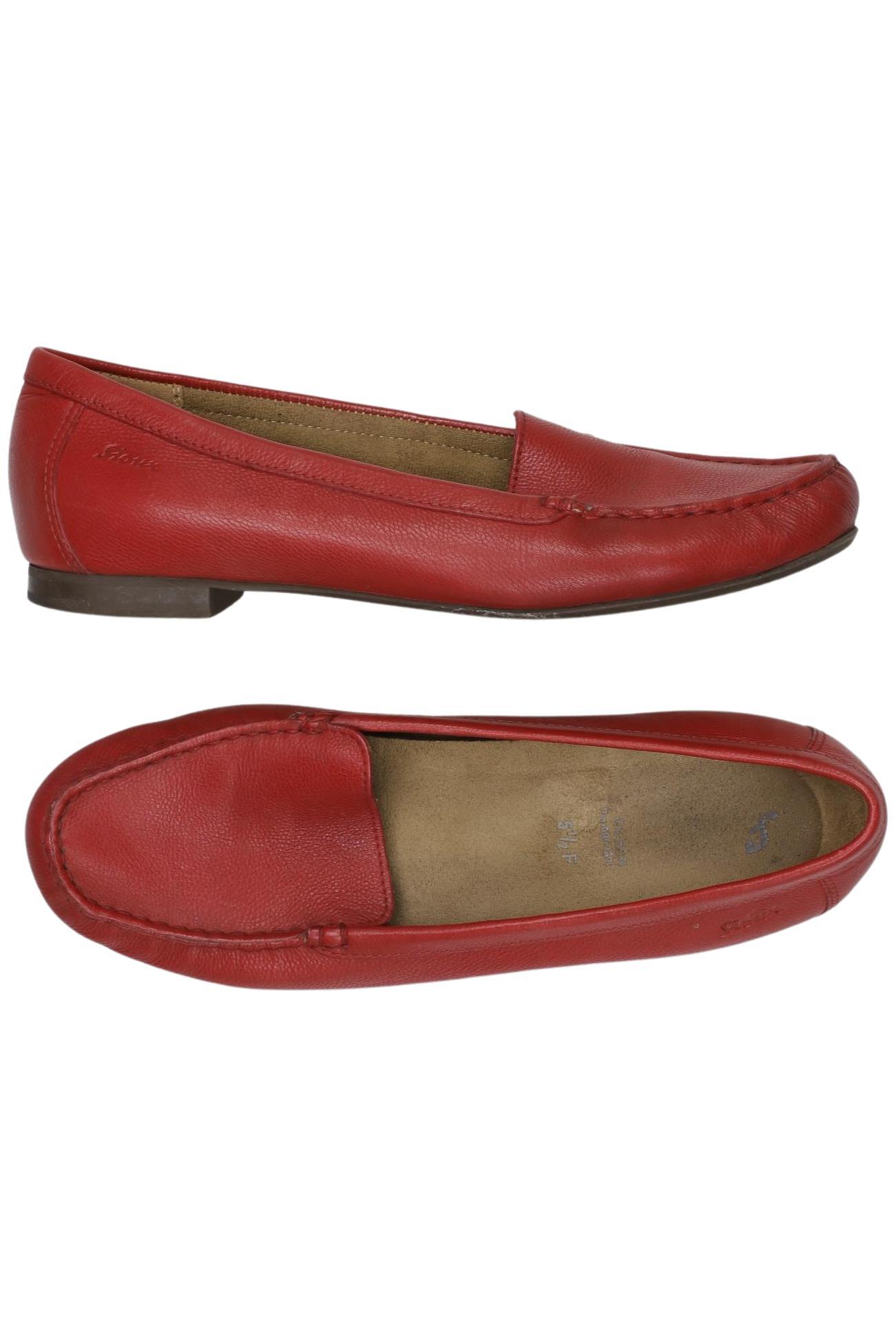 

Sioux Damen Halbschuh, rot, Gr. 5.5