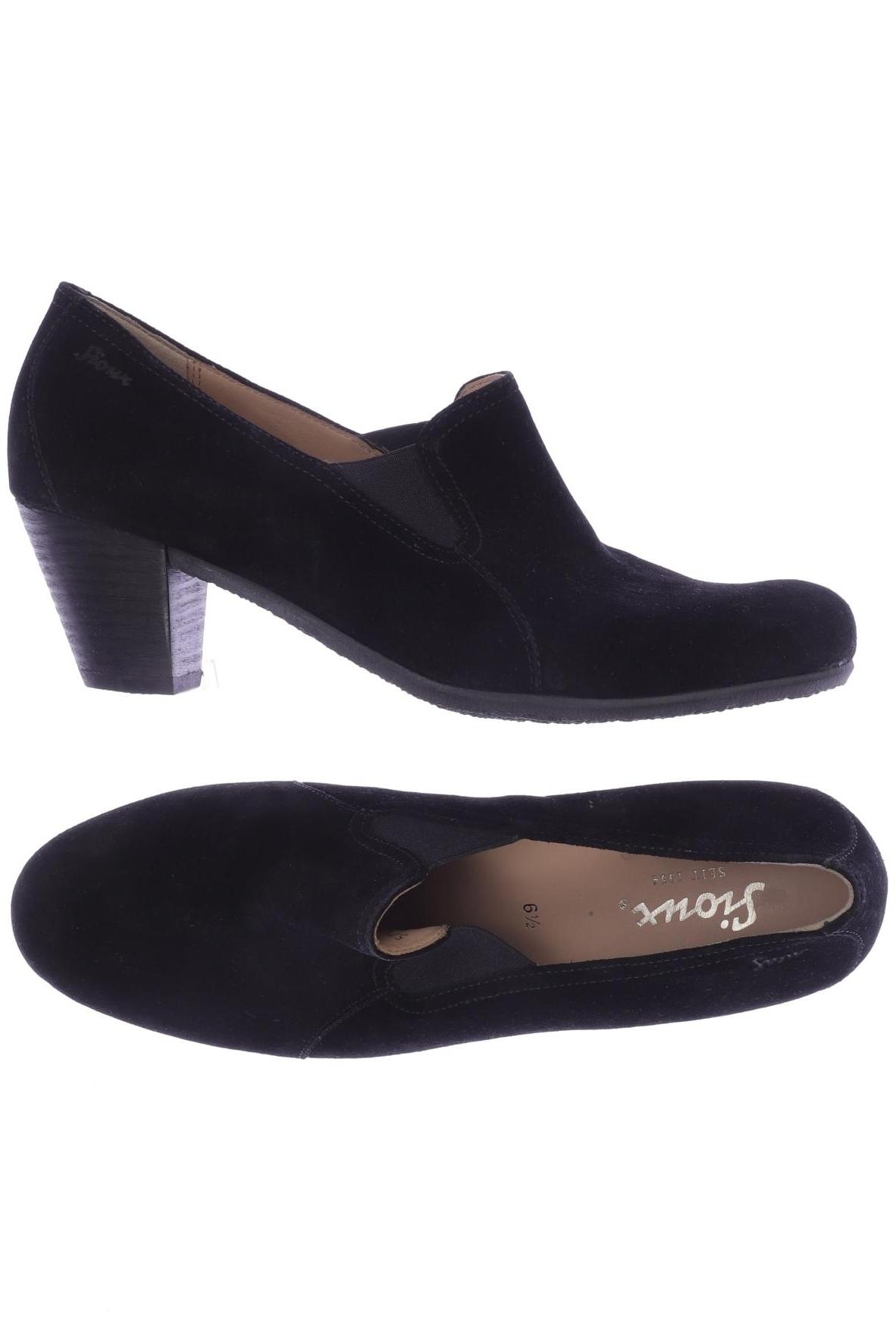

Sioux Damen Halbschuh, schwarz, Gr. 6.5