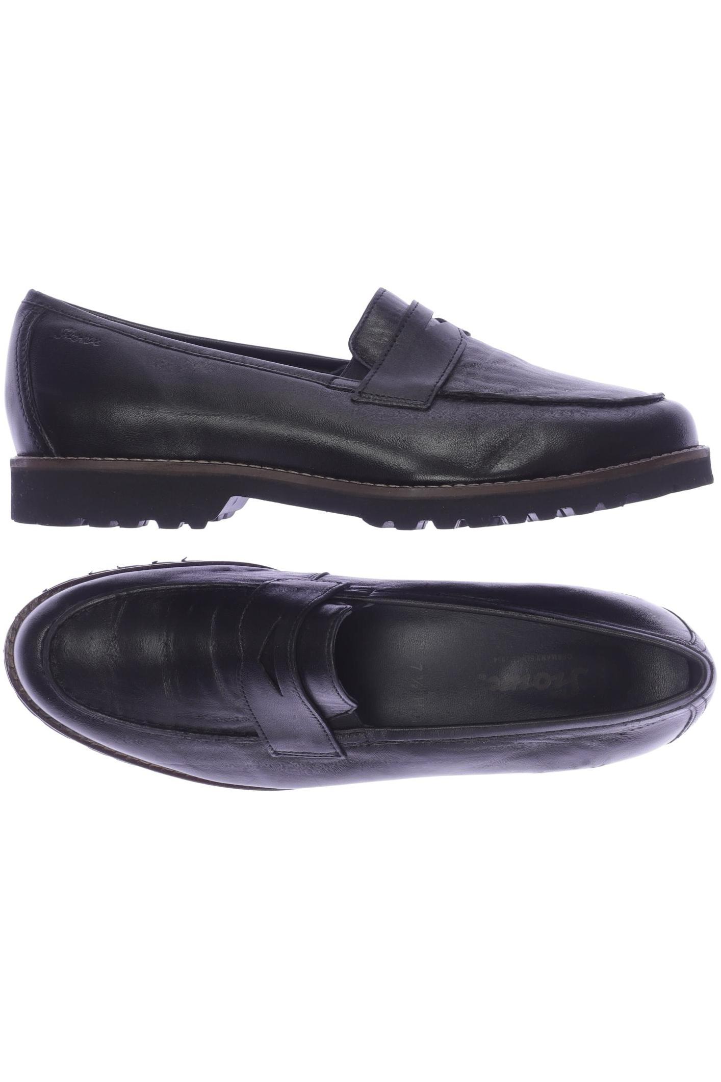 

Sioux Damen Halbschuh, schwarz, Gr. 7.5