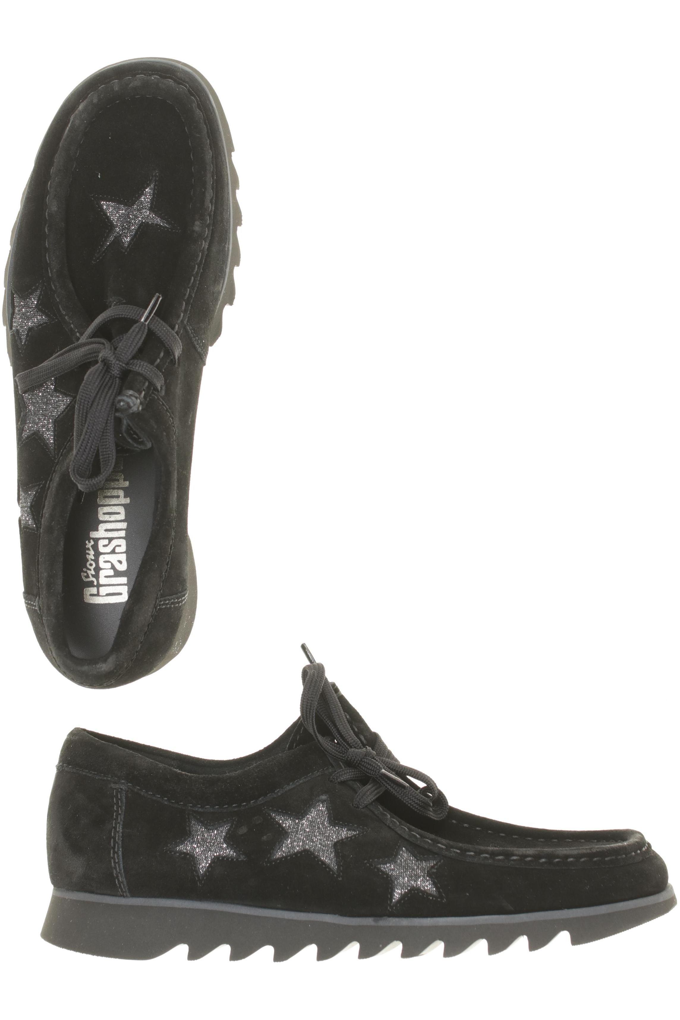 

Sioux Damen Halbschuh, schwarz, Gr. 6.5