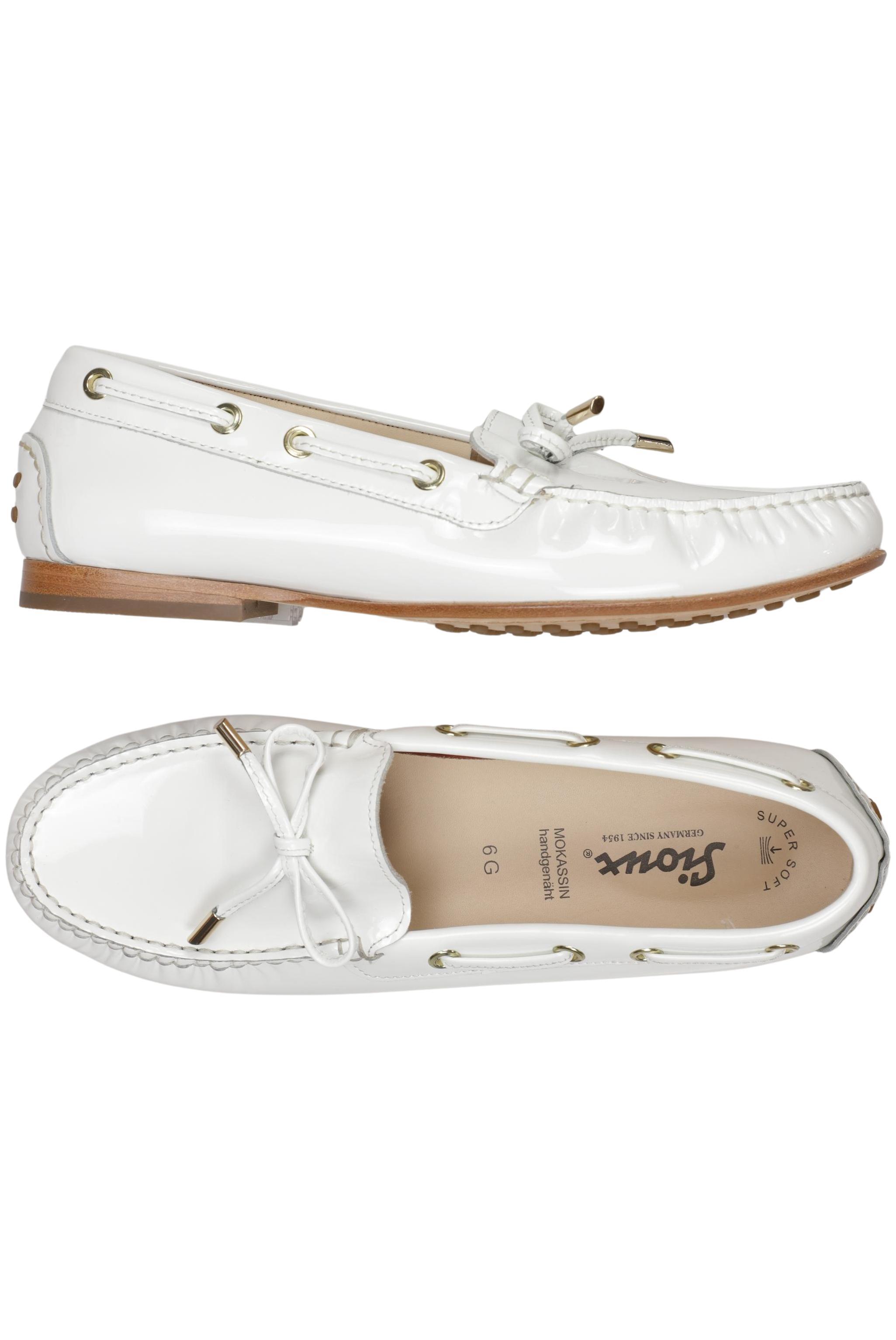 

Sioux Damen Halbschuh, weiß, Gr. 6